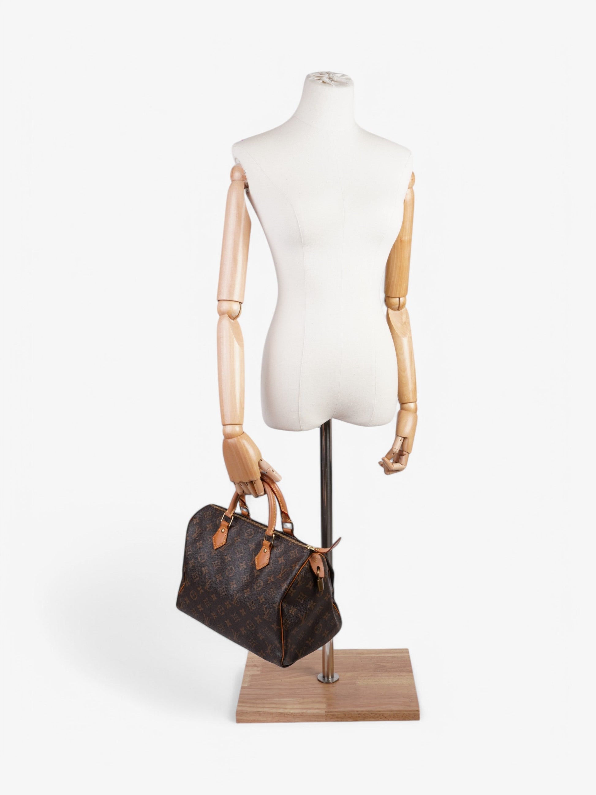 Louis Vuitton Speedy Coated 30 Monogram Canvas Coated Canvas Apparel Canvas 214
