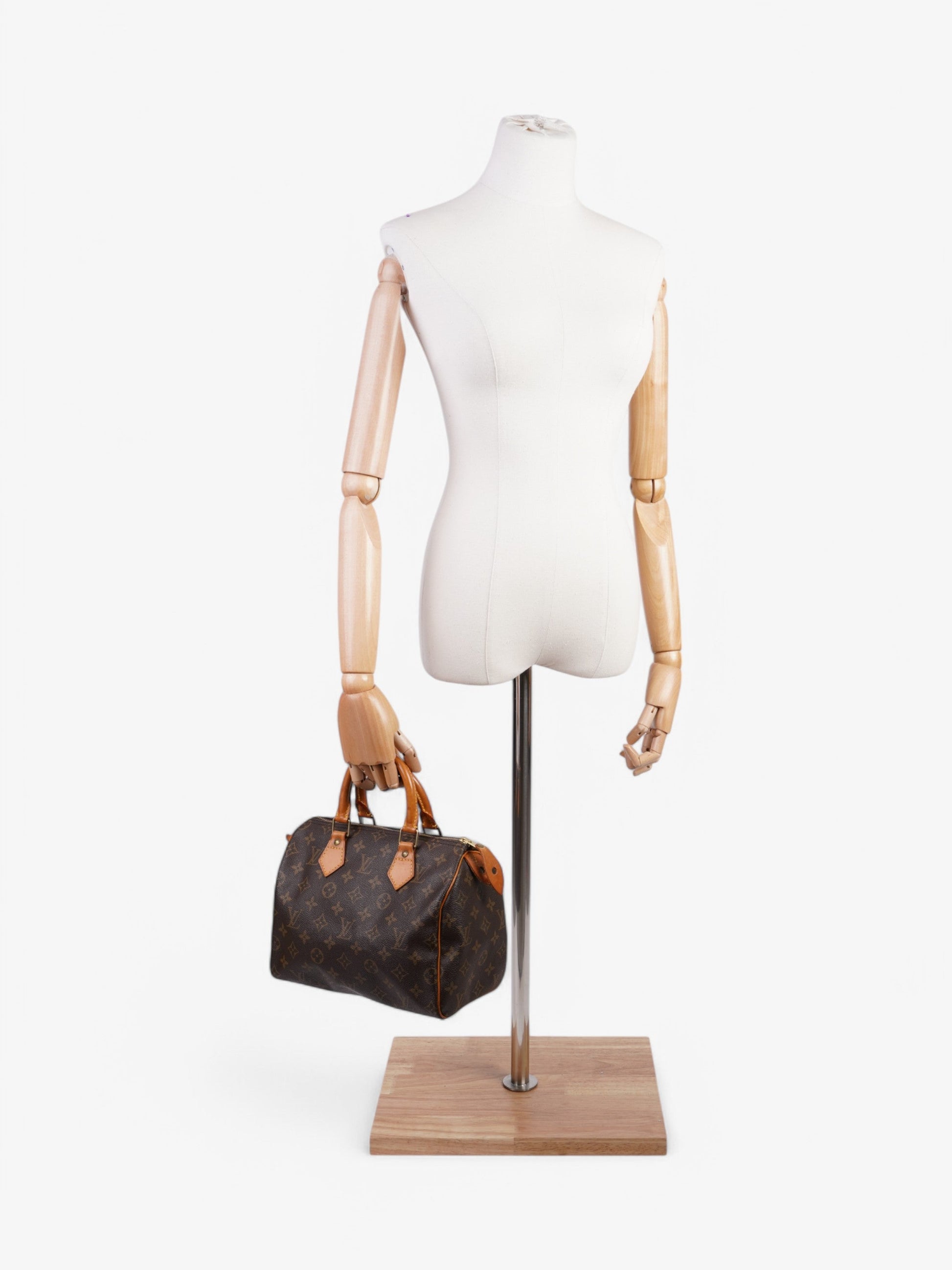 Louis Vuitton Speedy Coated 25 Monogram Canvas Coated Canvas Apparel Canvas 222