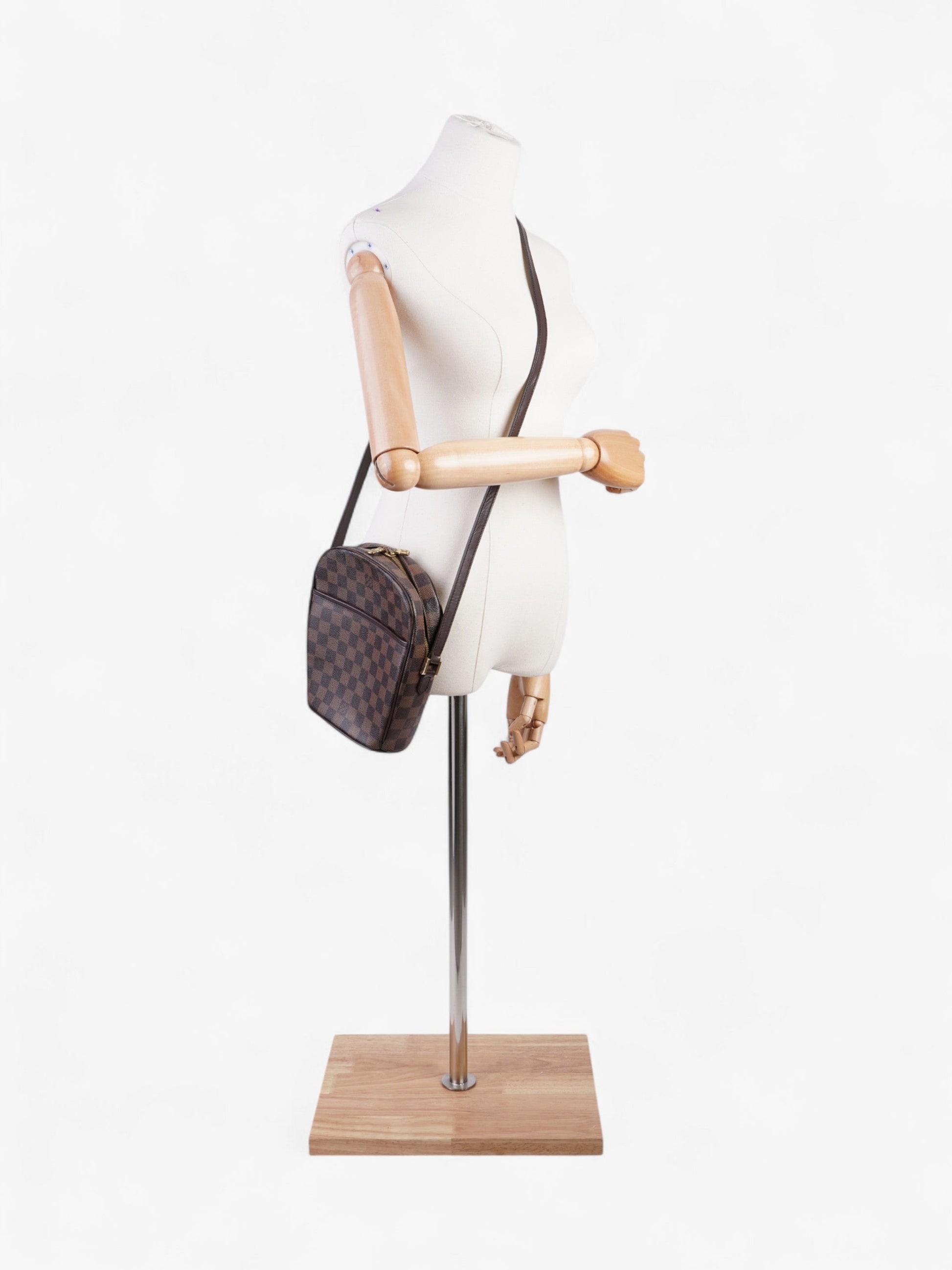 Louis Vuitton Ipanema Ebene Coated PM Damier Canvas Coated Canvas Apparel
