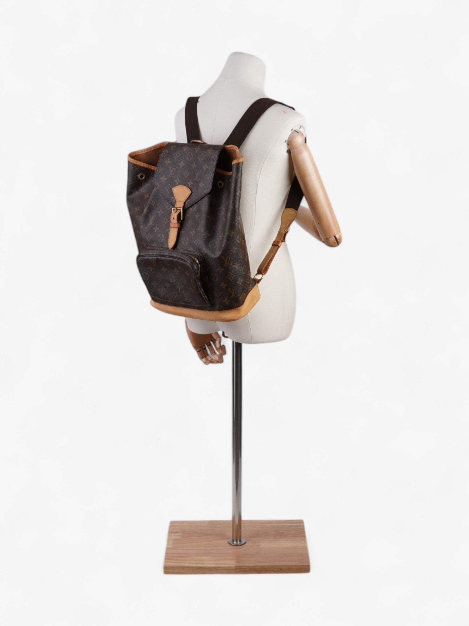 Louis Vuitton Montsouris Coated GM Monogram Canvas Coated Canvas Apparel Gm 4