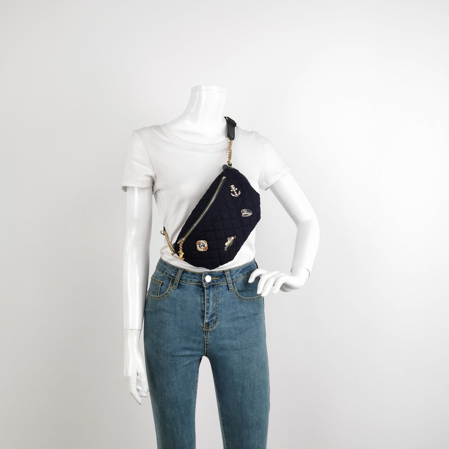Chanel Belt MÃ©tiers d'Art Paris-Hamburg Wool Nautical Key Chain