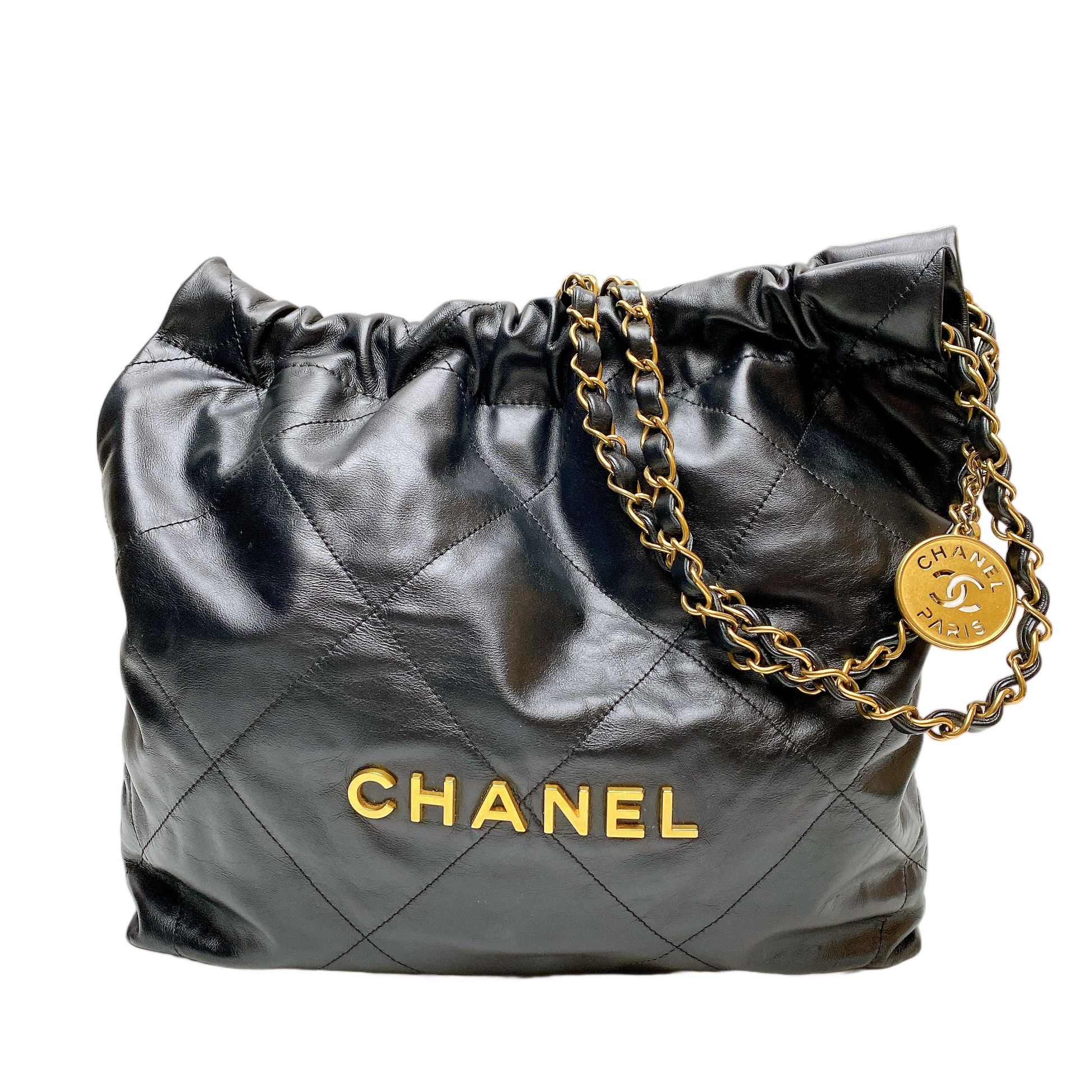 Chanel 22 Small in Black Handbag