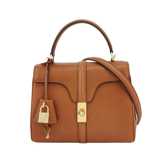 Celine Bag Caramel Natural Smooth Calfskin Leather Tan Travel Bag Calfskin Leather