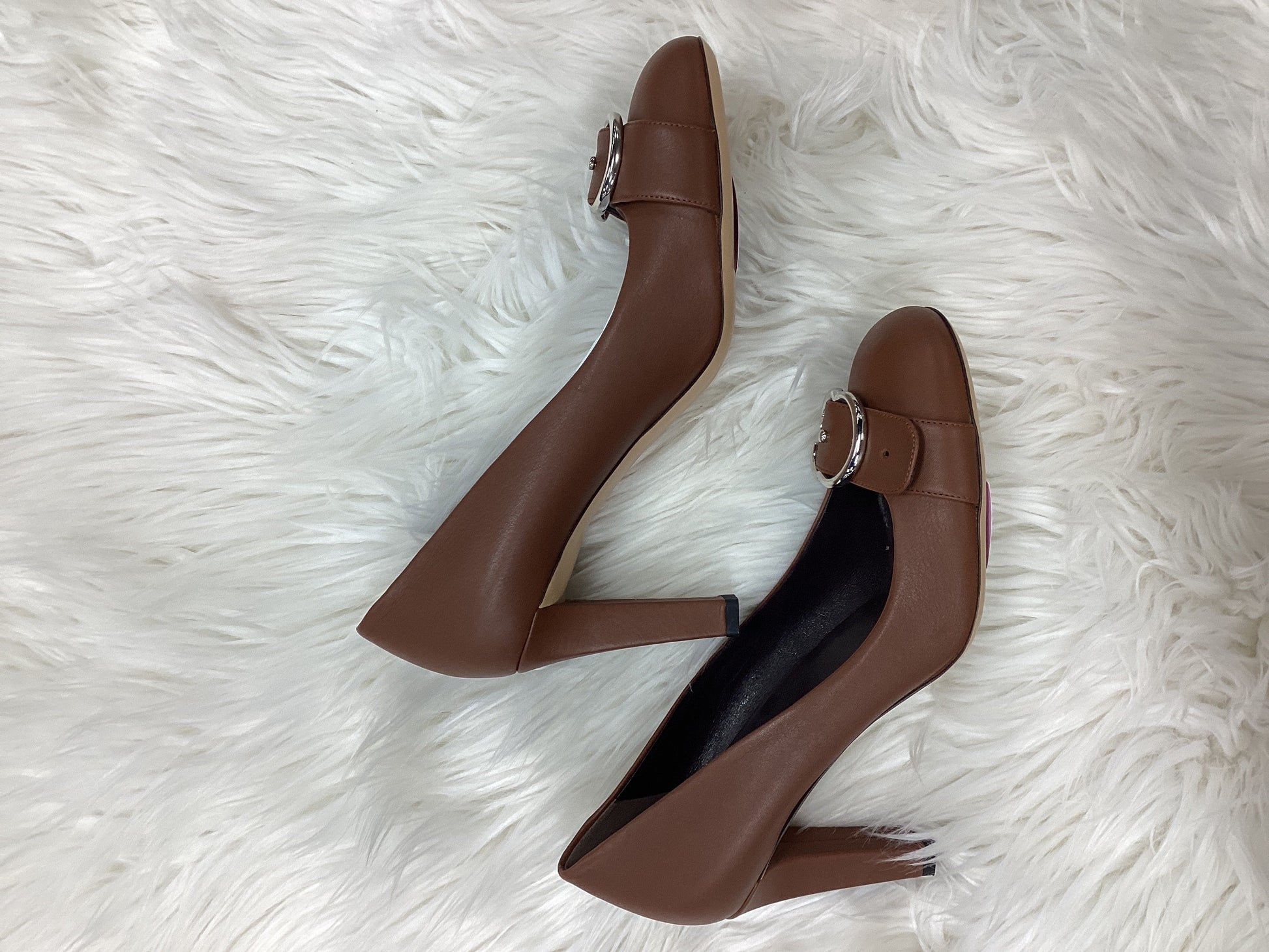Shoes Luxury Designer By Gucci In Brown, Size:9.5
