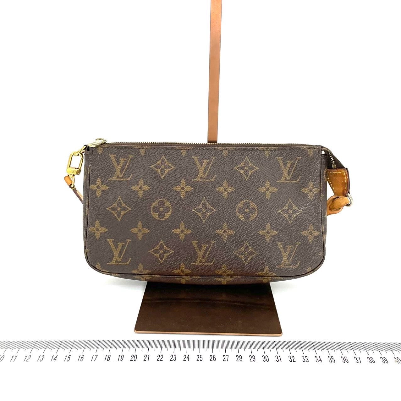 Louis Vuitton pochette accessoires classic Modern Brown Clutch Bag