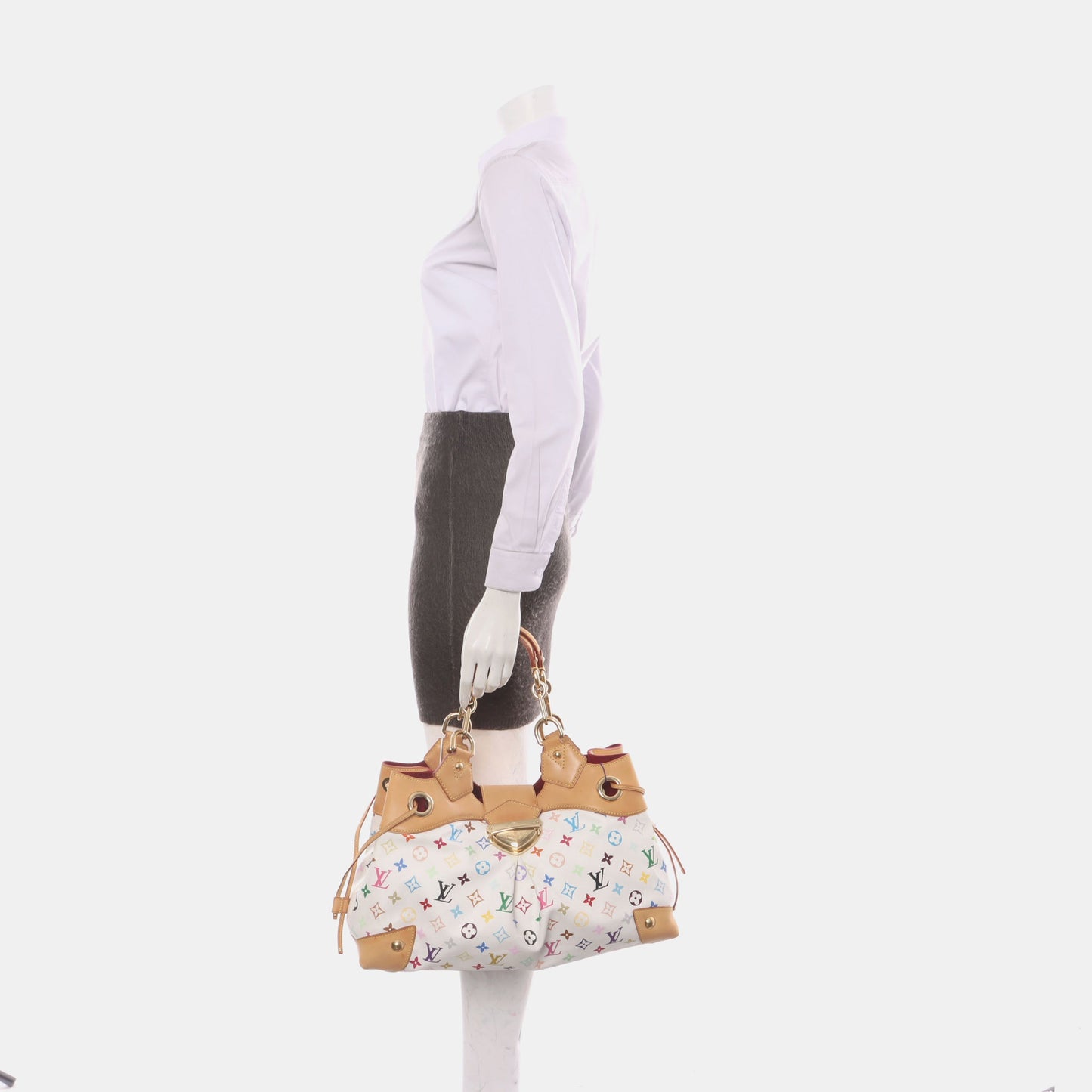 Louis Vuitton x Takashi Murakami Ursula White Multicolor Shoulder Bag