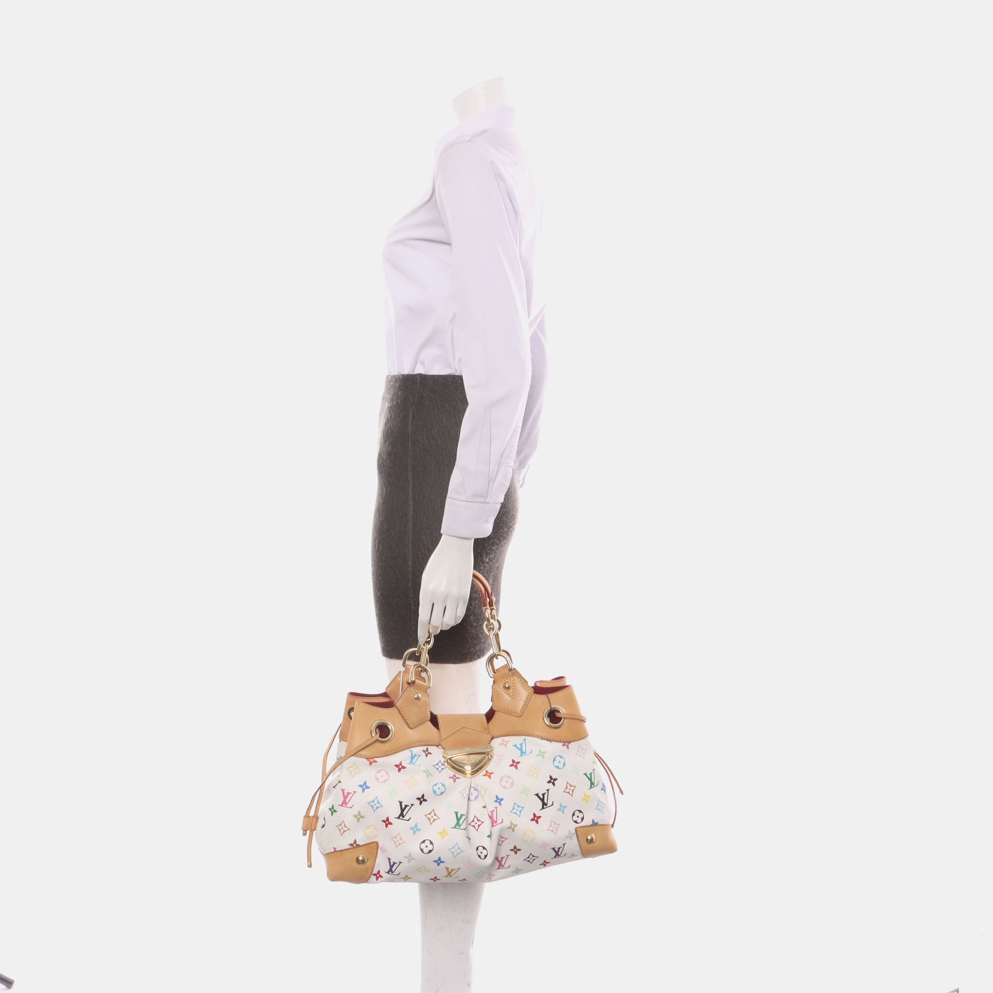 Louis Vuitton x Takashi Murakami Ursula White Multicolor Shoulder Bag