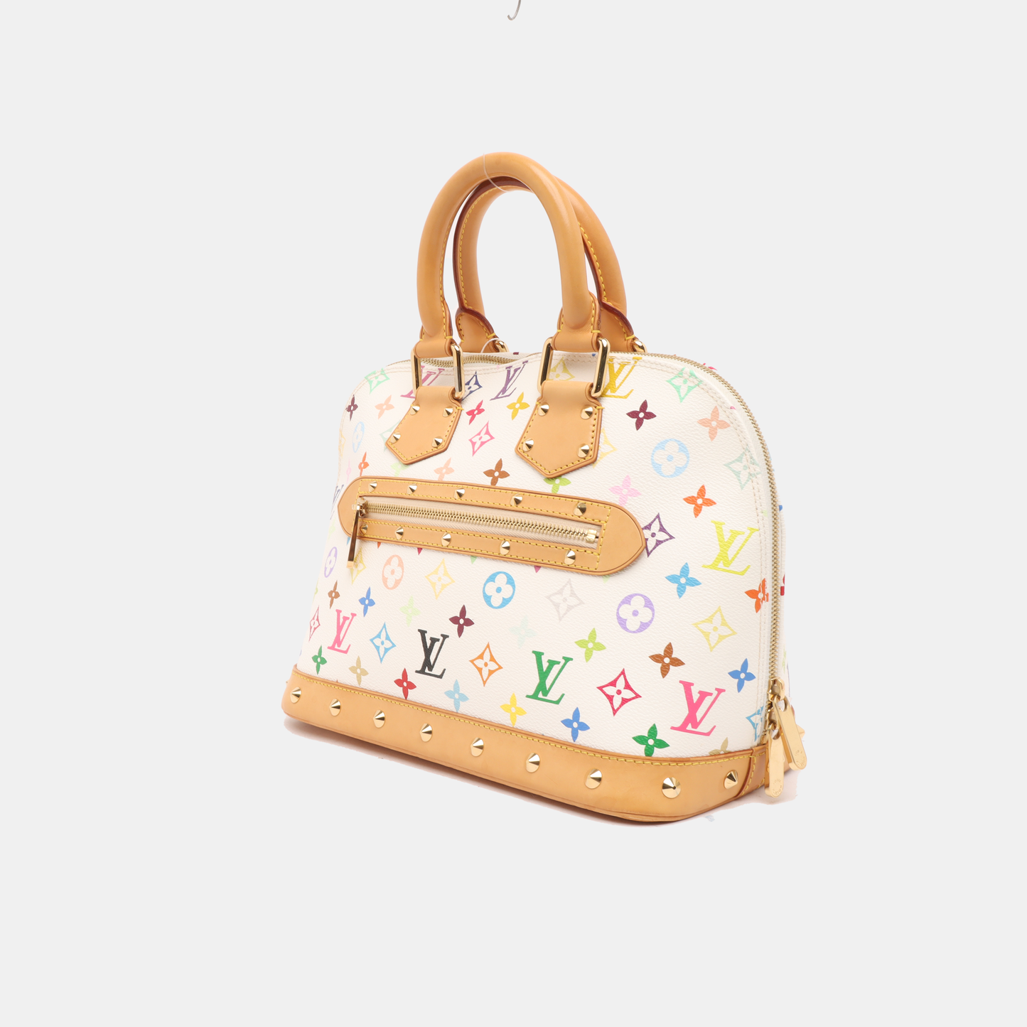 Louis Vuitton x Takashi Murakami Alma White Multicolor Handbag Multicolor 1