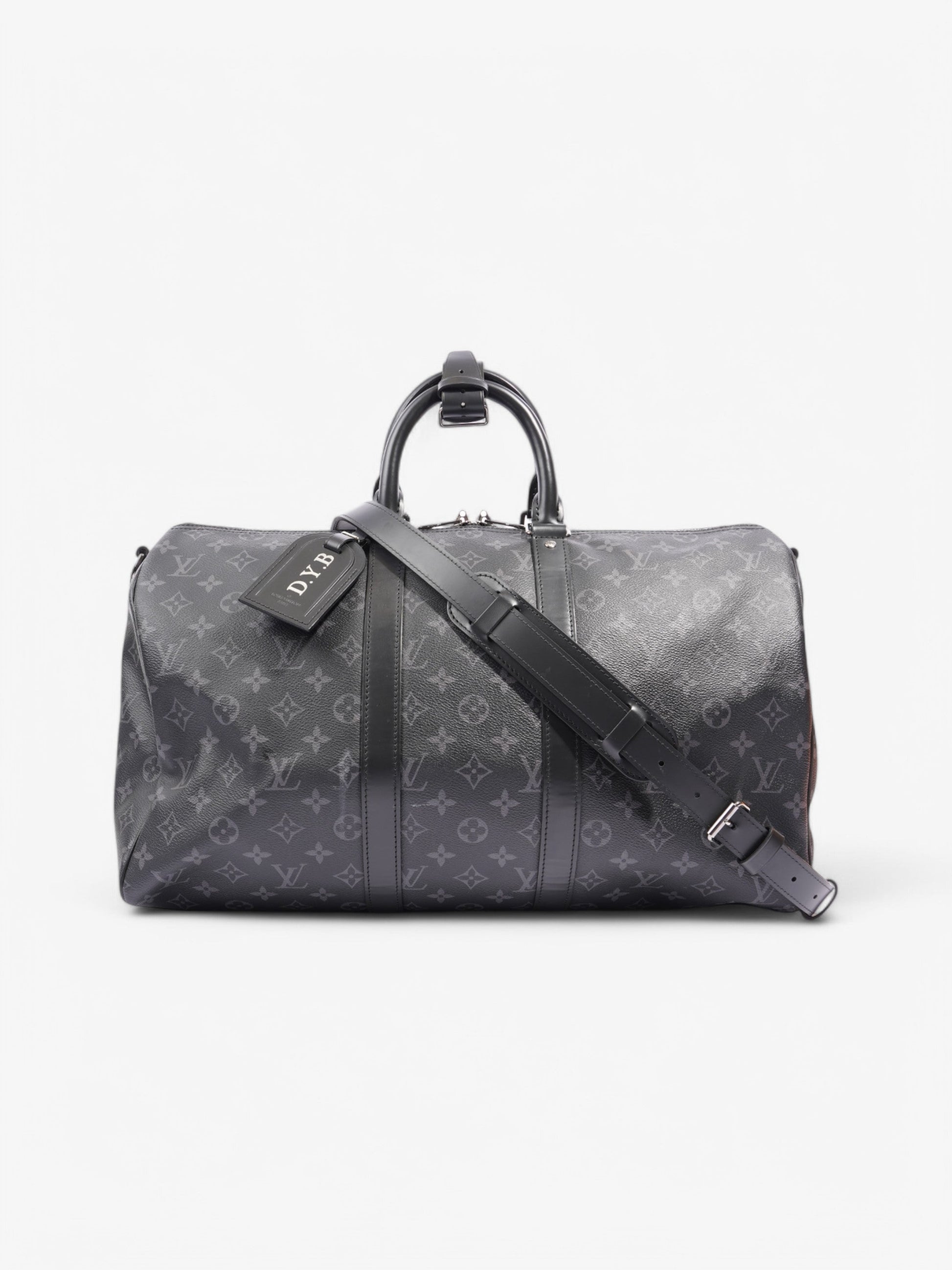 Louis Vuitton Keepall Bandouliere Eclipse Coated 45 Monogram Canvas Coated Canvas Apparel