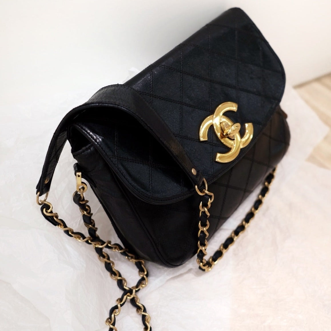 Chanel   XL CC mini flap bag