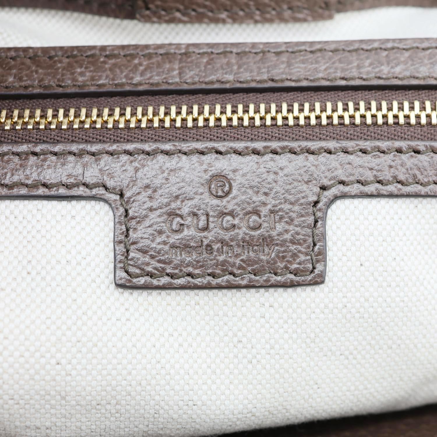 GUCCI Ophidia Medium GG Supreme Canvas Tote Bag Beige 631685