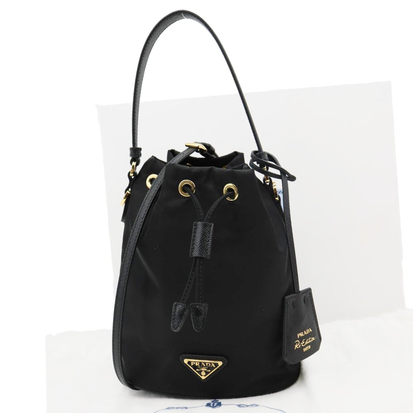 Re Edition Re Bucket Bag Nylon Black