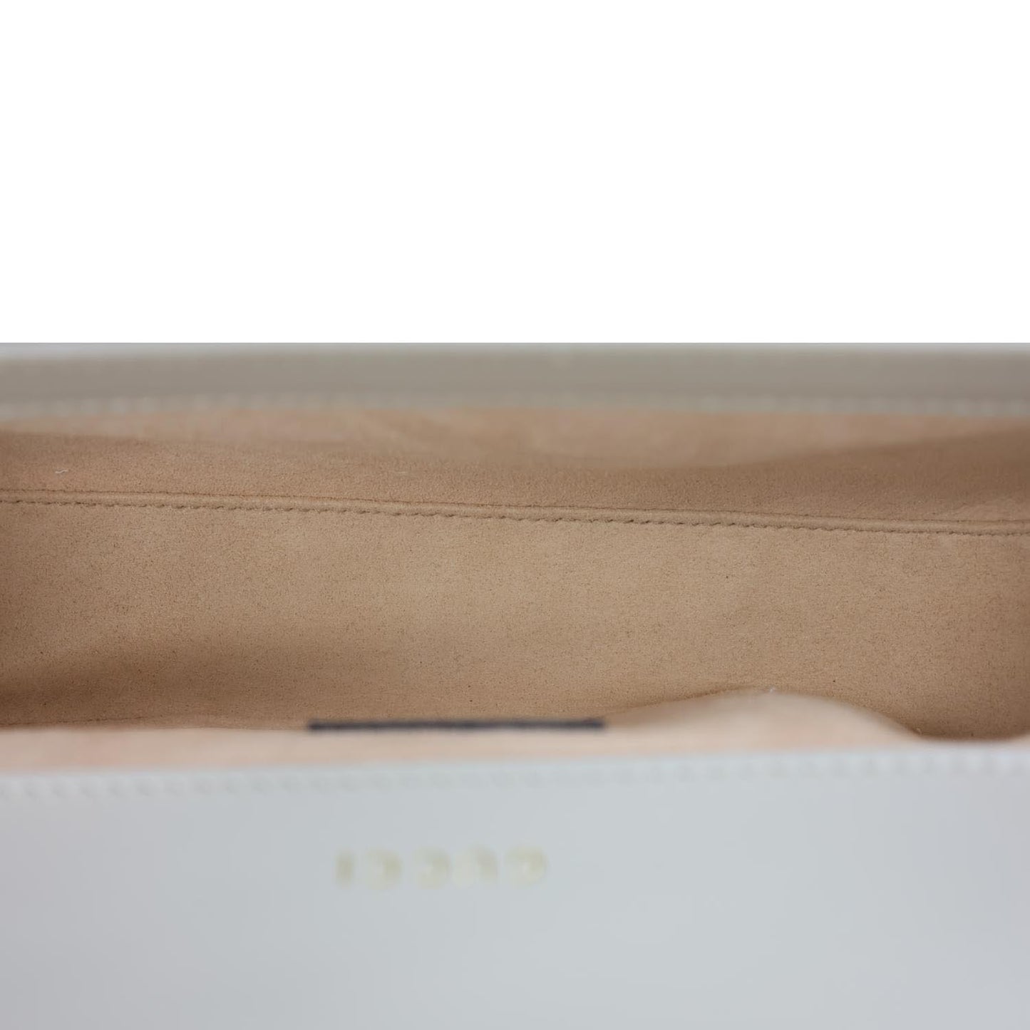 GUCCI Horsebit 1955 Small GG Supreme Canvas Shoulder Bag Beige 735178
