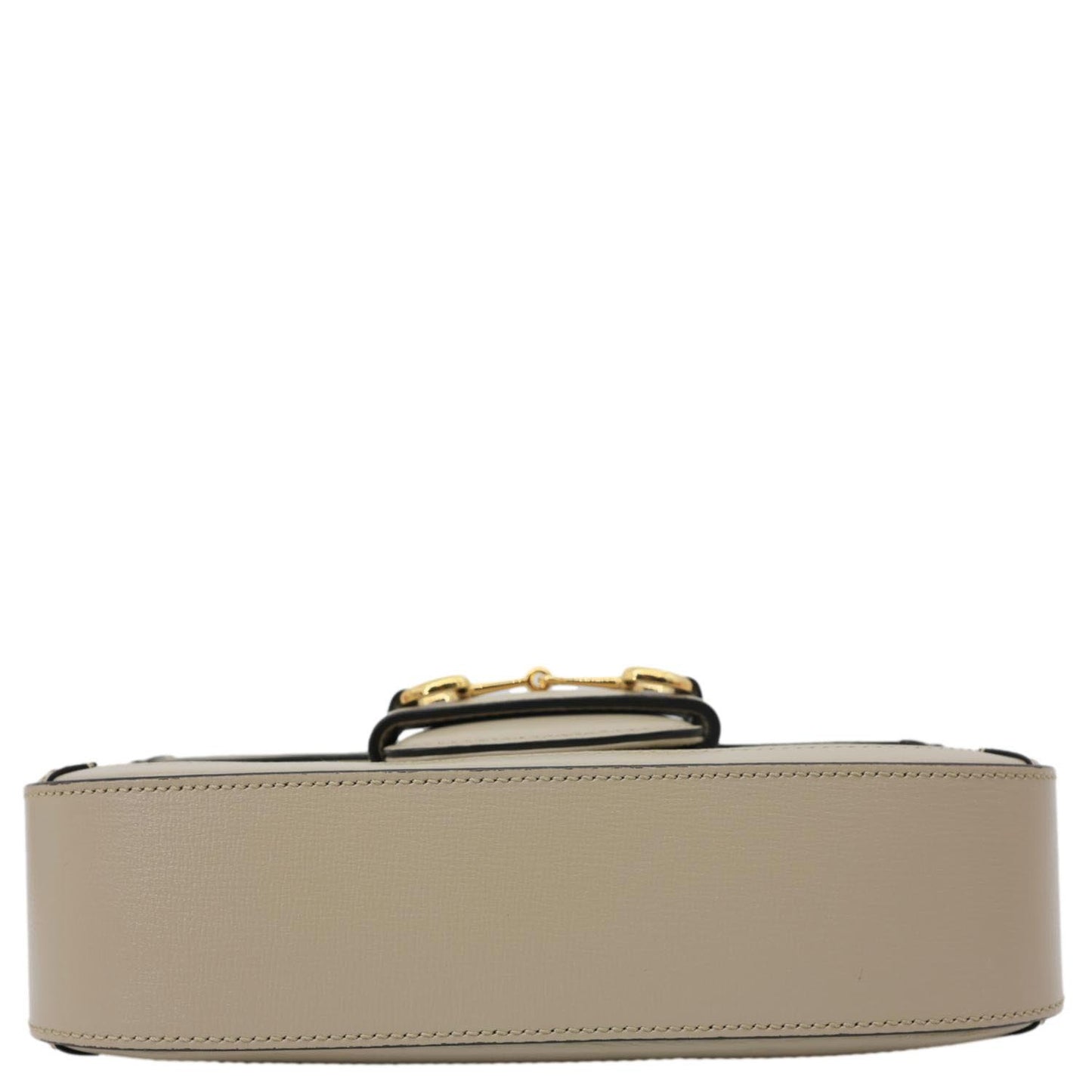 GUCCI Horsebit 1955 Small GG Supreme Canvas Shoulder Bag Beige 735178
