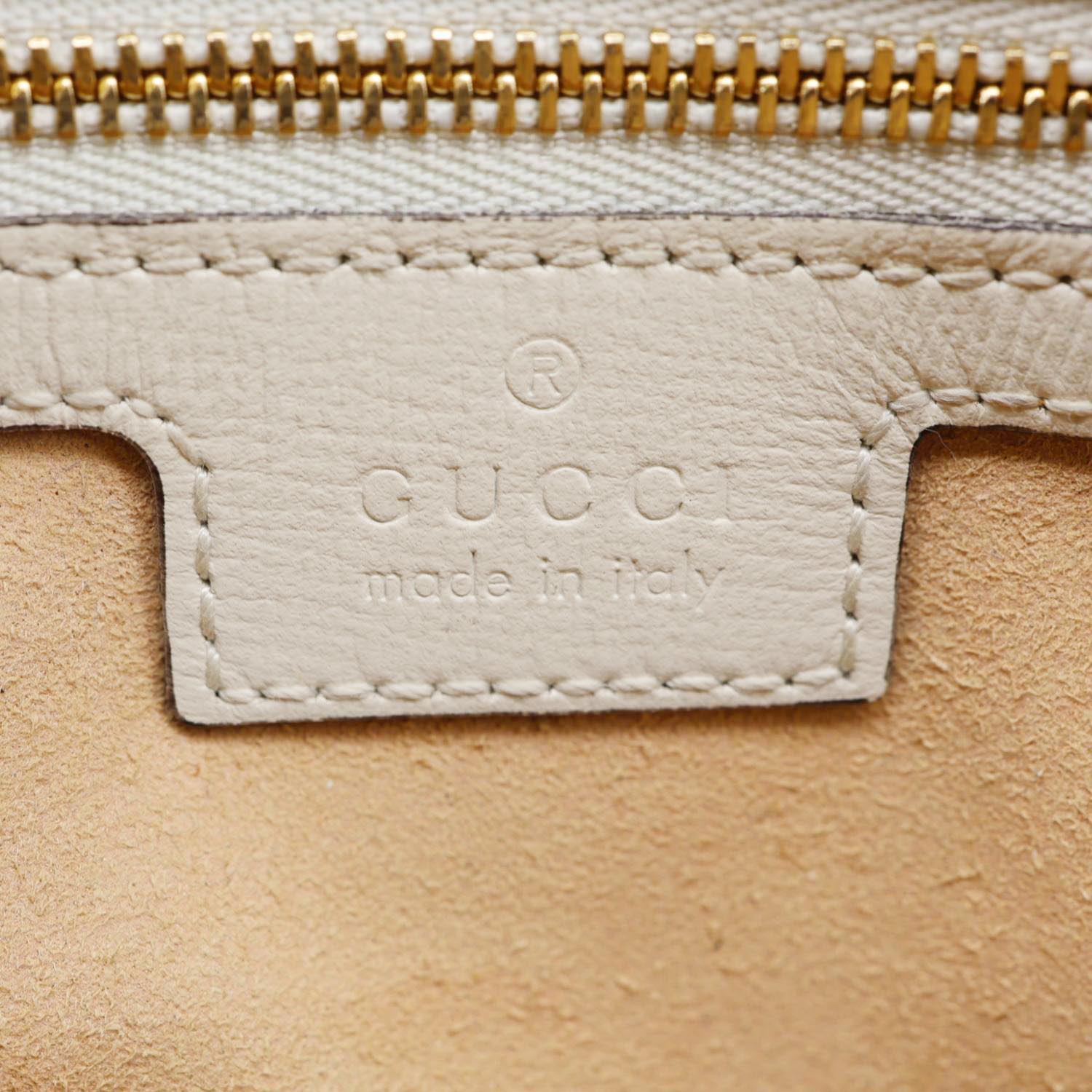 GUCCI Horsebit 1955 Small GG Supreme Canvas Shoulder Bag White 645454