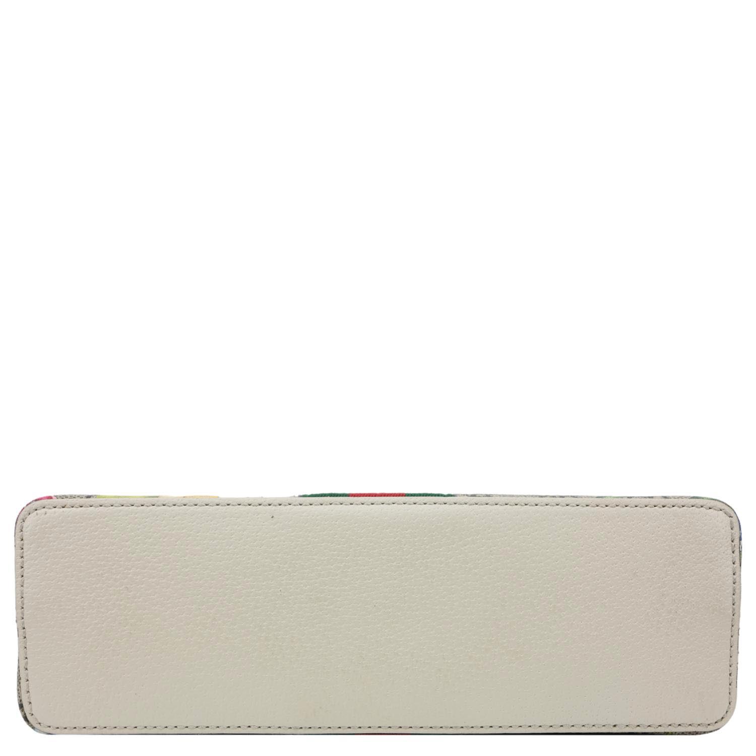 GUCCI Ophidia Flora Small Supreme Canvas Shoulder Bag Beige 499621