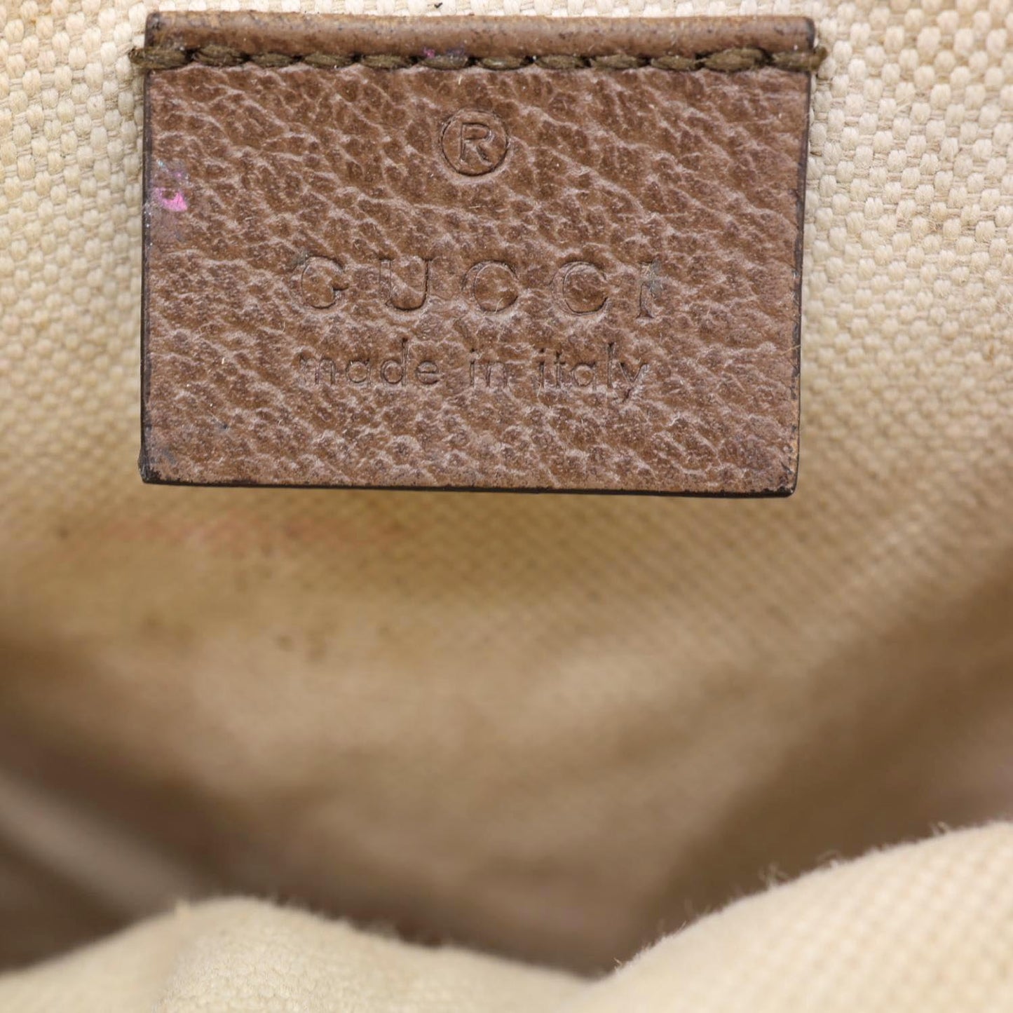 Gucci Neo Mini GG Supreme Canvas Crossbody Bag Beige 658556