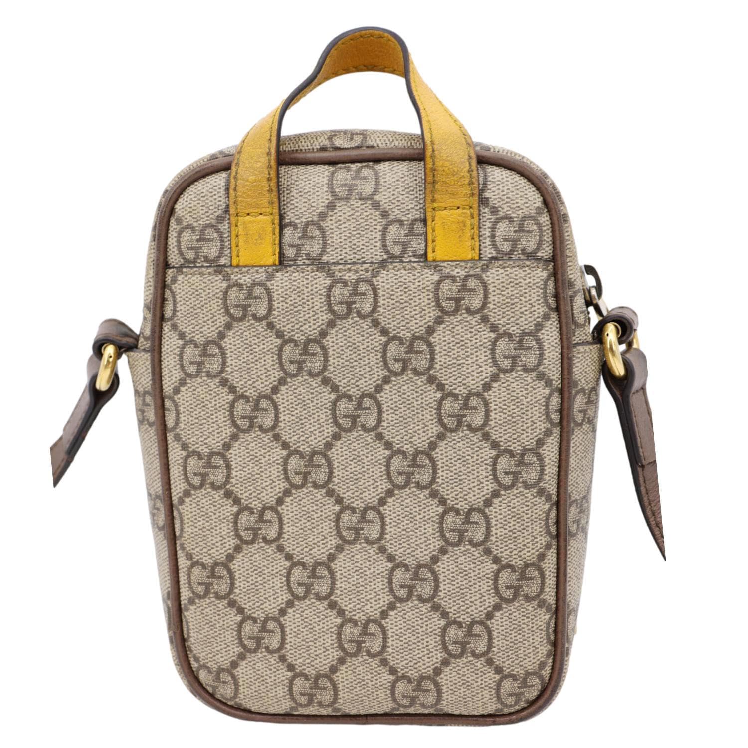 Gucci Neo Mini GG Supreme Canvas Crossbody Bag Beige 658556