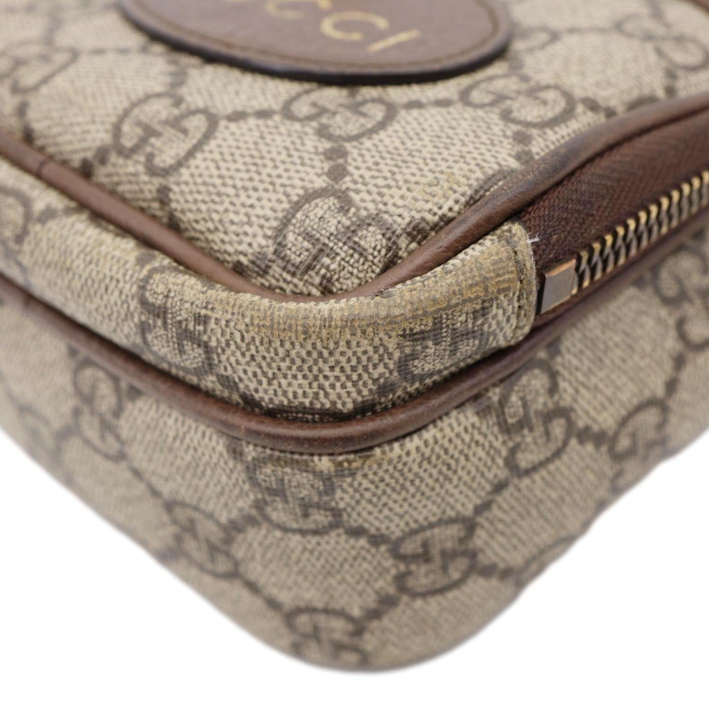 Gucci Neo Mini GG Supreme Canvas Crossbody Bag Beige 658556