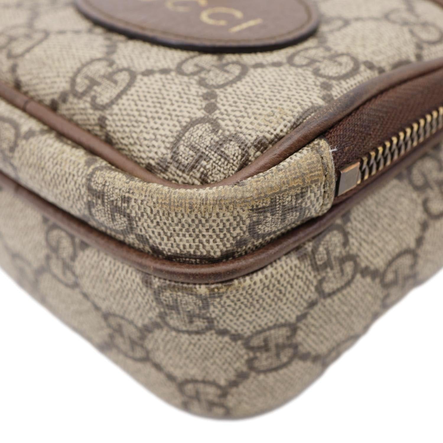 Gucci Neo Mini GG Supreme Canvas Crossbody Bag Beige 658556