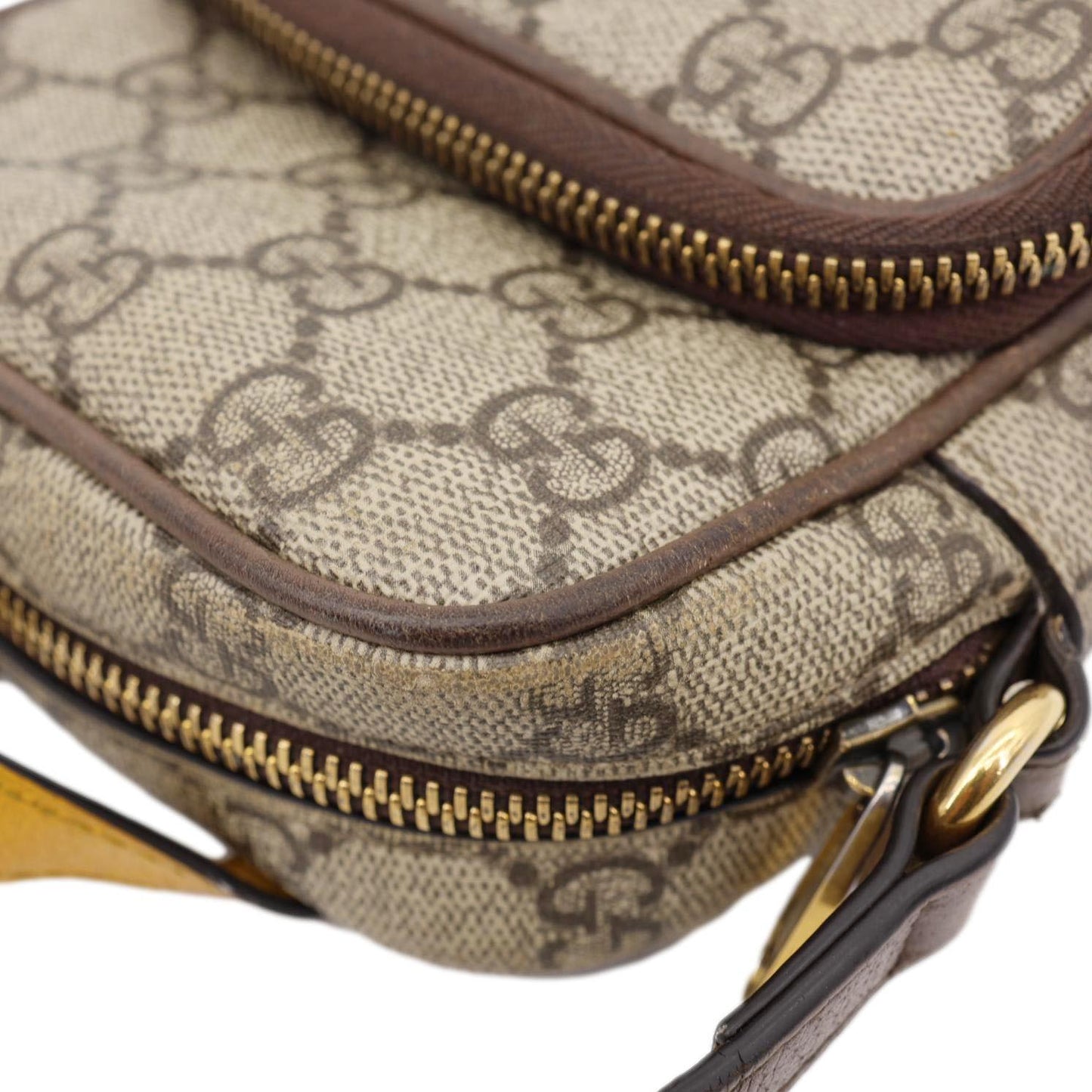 Gucci Neo Mini GG Supreme Canvas Crossbody Bag Beige 658556