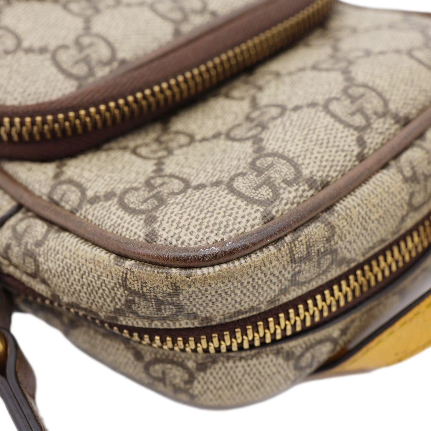 Gucci Neo Mini GG Supreme Canvas Crossbody Bag Beige 658556