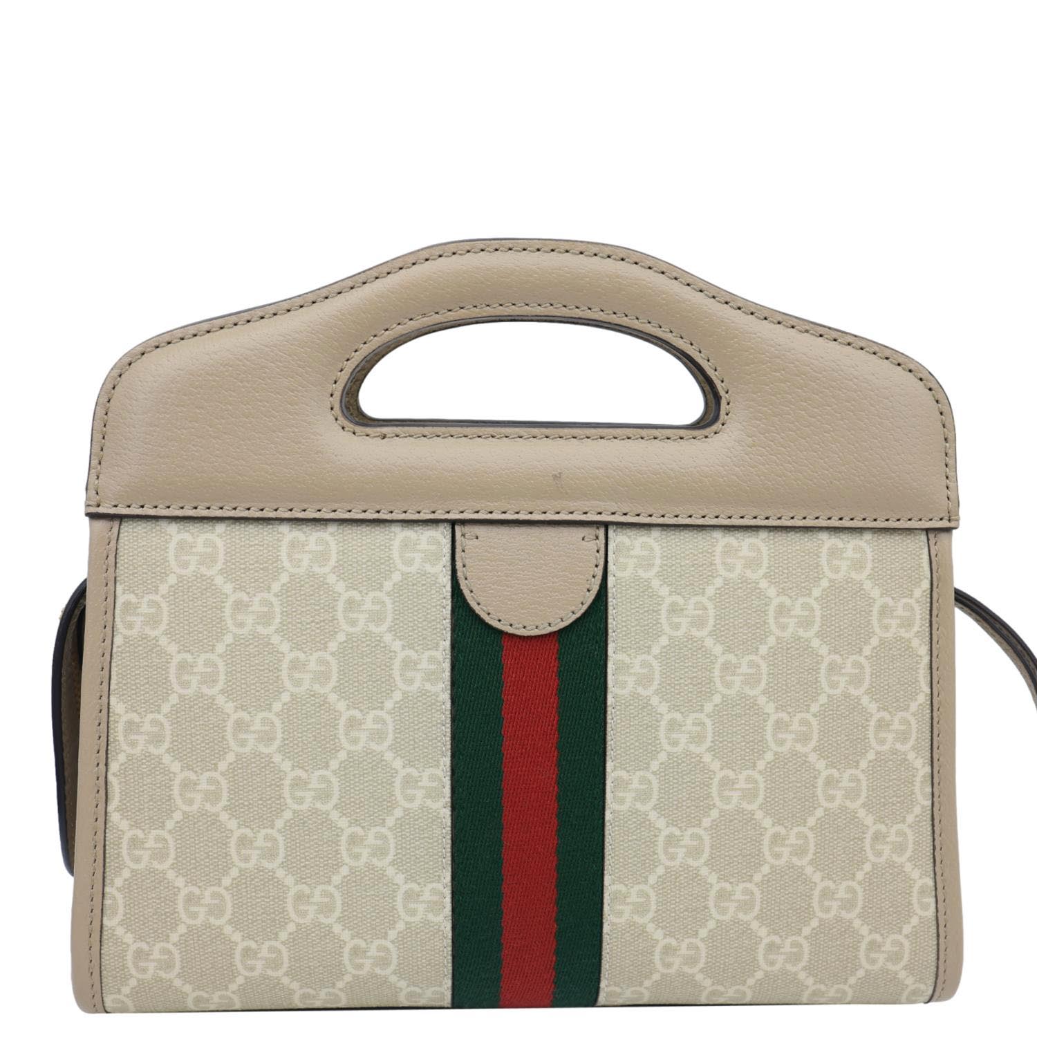 GUCCI Ophidia Small GG Supreme Canvas Shoulder Tote Bag Beige 693724