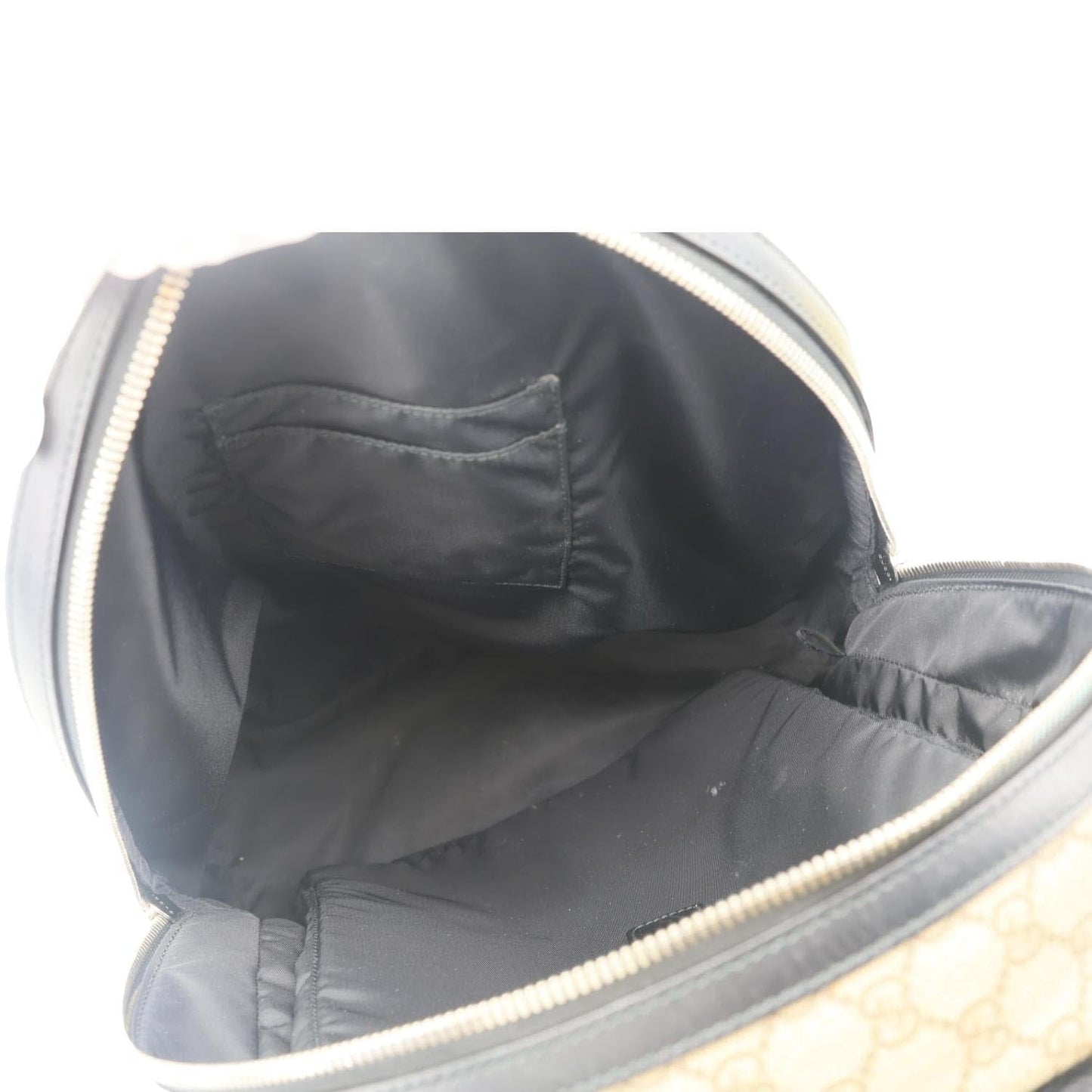 GUCCI Web GG Supreme Canvas Backpack Beige 443805