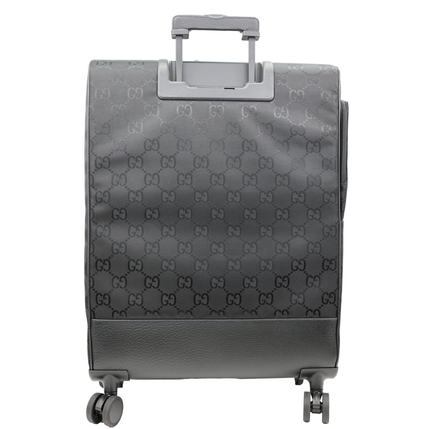 GUCCI Off The Grid Monogram Econyl Nylon Trolley Bag Black 674231