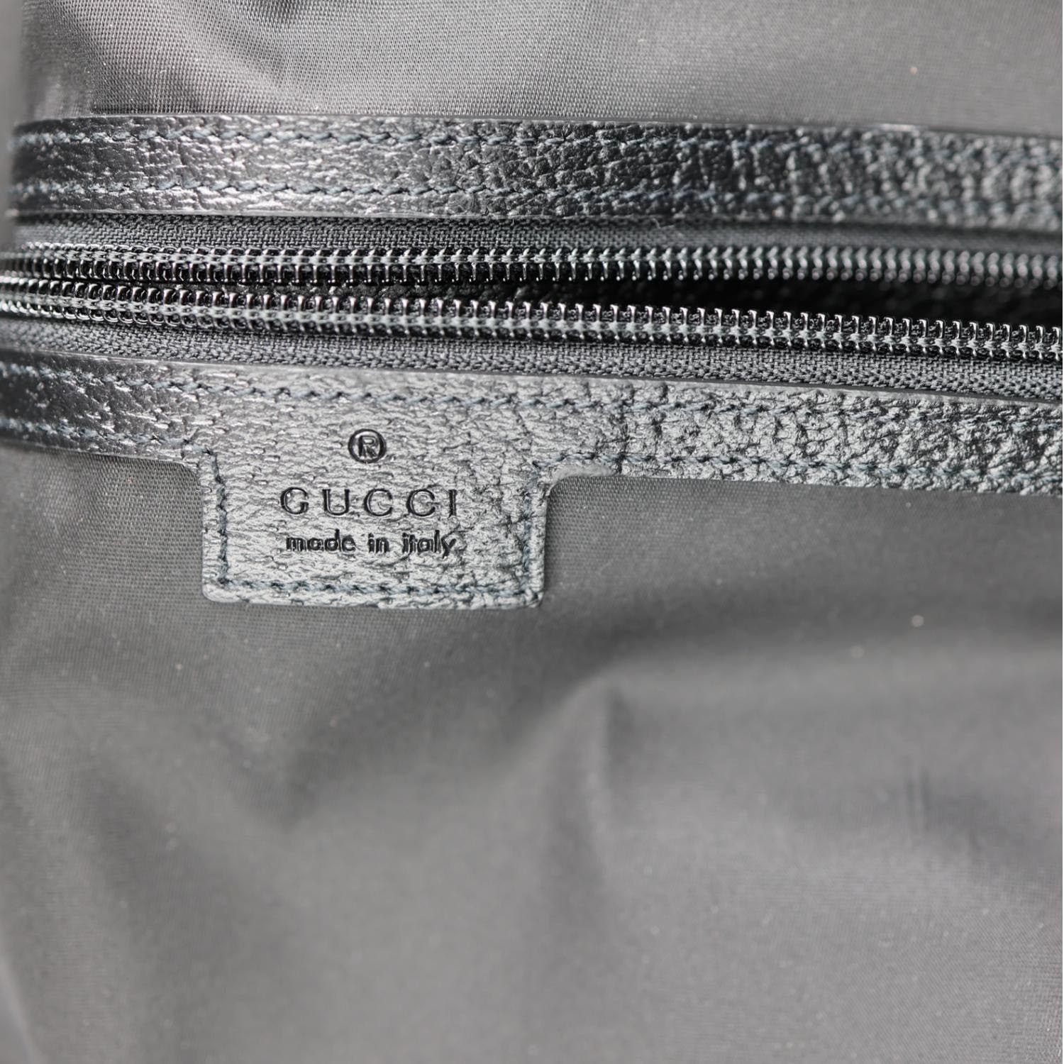 GUCCI Off The Grid Monogram Econyl Nylon Trolley Bag Black 674231