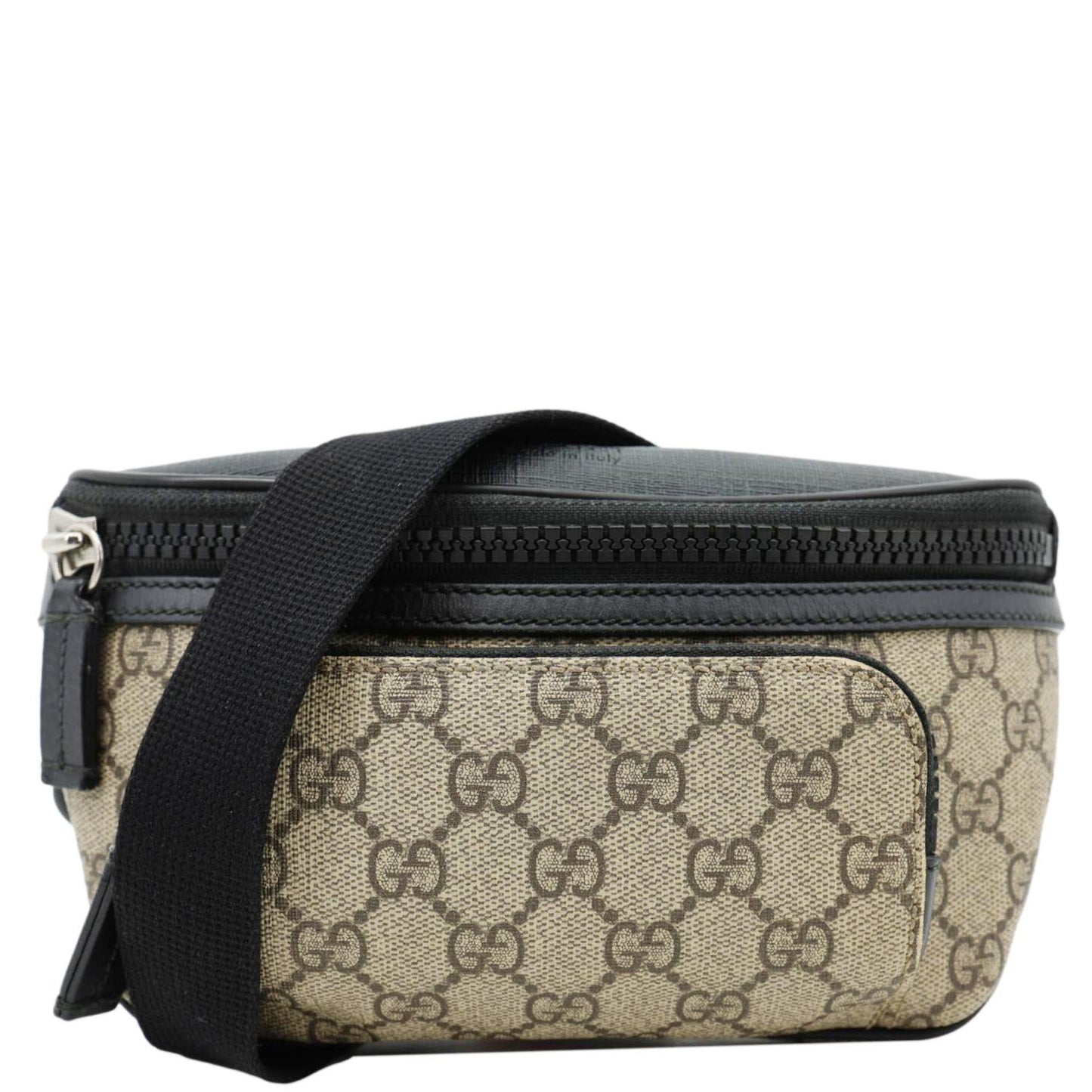 GUCCI GG Supreme Canvas Belt Bag Black 450946