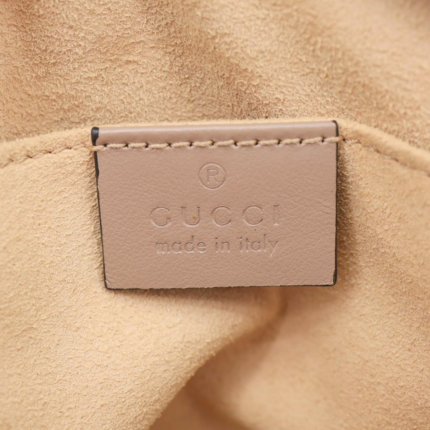 GUCCI GG Marmont Mini Matelasse Leather Crossbody Bag Dusty Pink 448065