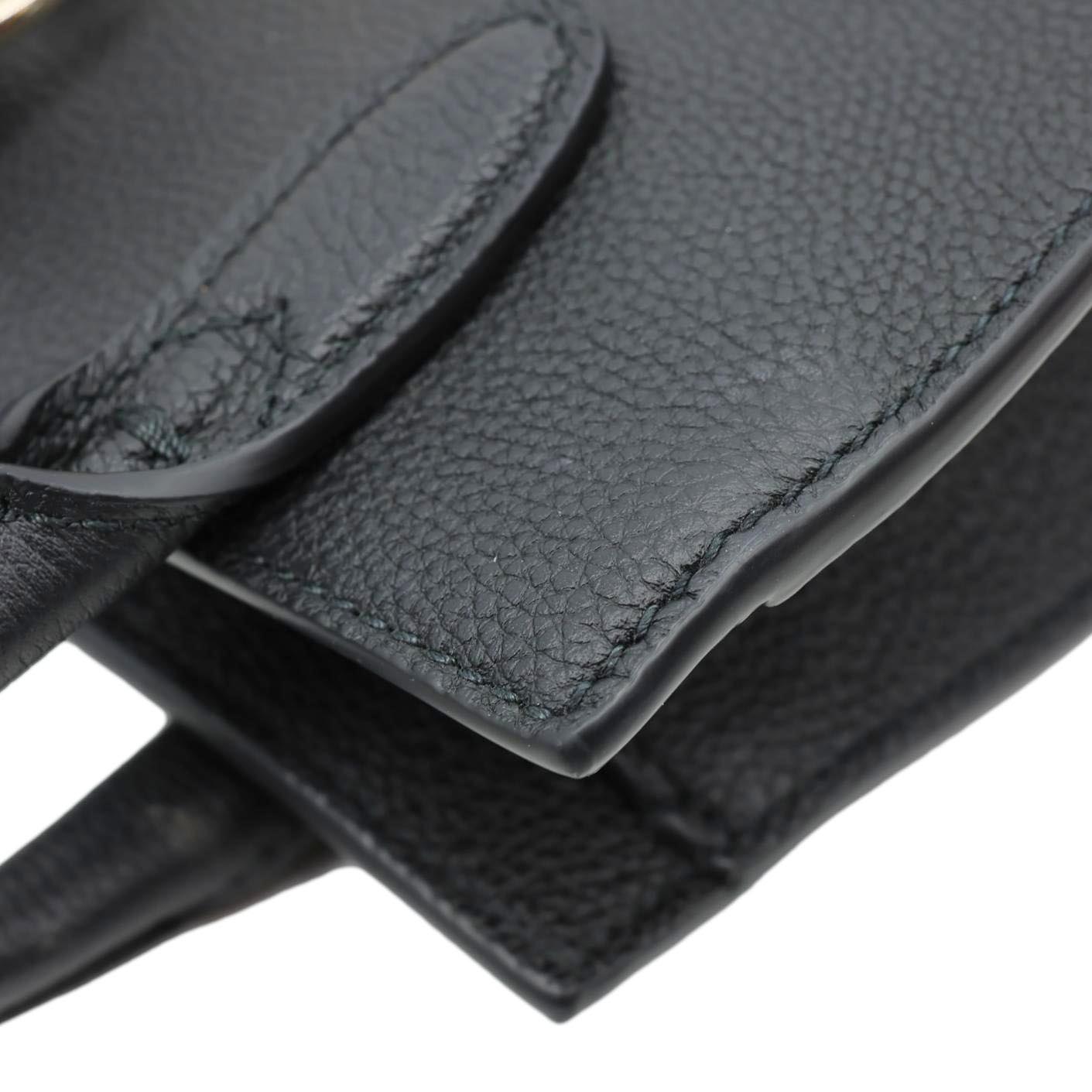 GUCCI Jackie Small Soft Grainy Leather Tote Bag Black 795349
