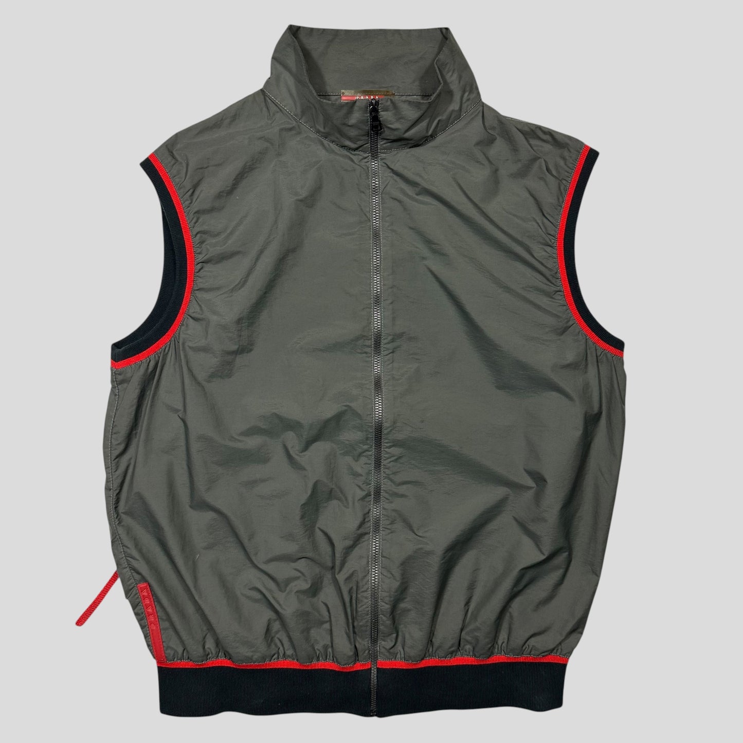 Prada Handbag Sport Stash Pocket Gilet Vest Jacket - Nylon