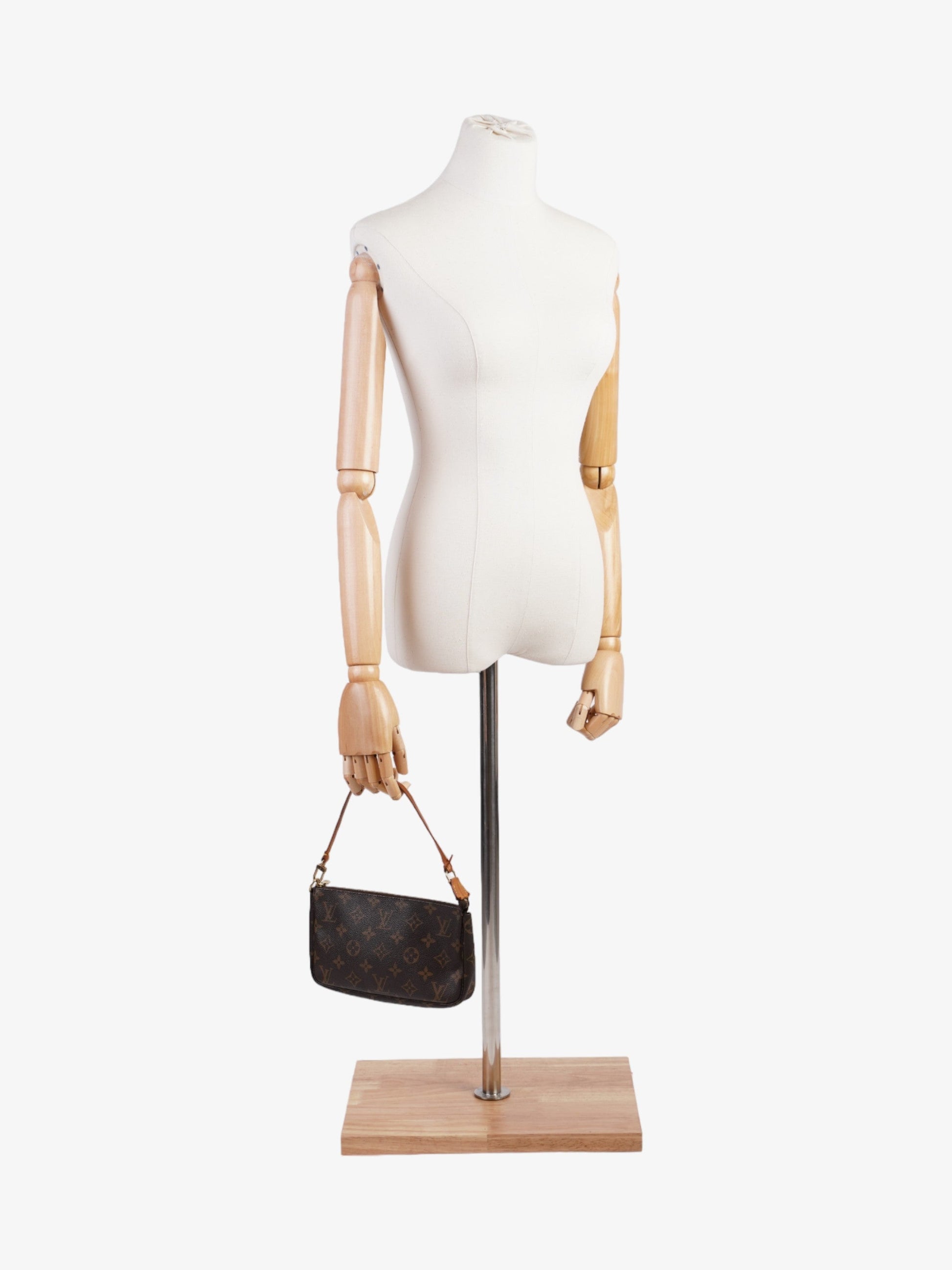 Louis Vuitton Pochette Accessoires Coated Monogram Canvas Coated Canvas Apparel Canvas 37