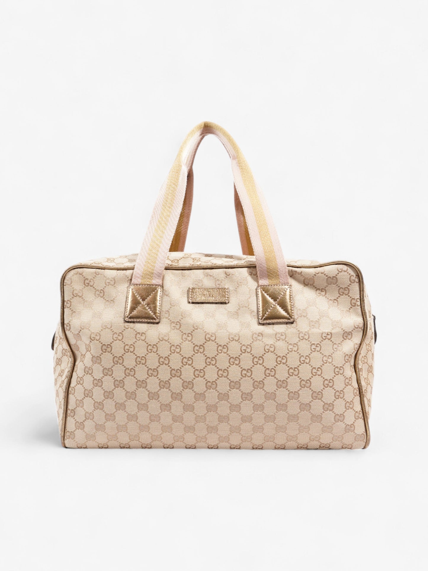 Gucci Interlocking Travel Bag Supreme Canvas Pink