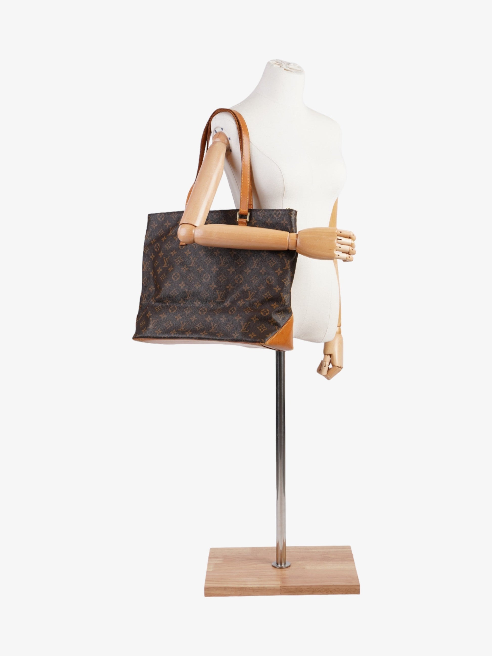 Louis Vuitton Cabas Mezzo Coated Monogram Canvas Coated Canvas Apparel