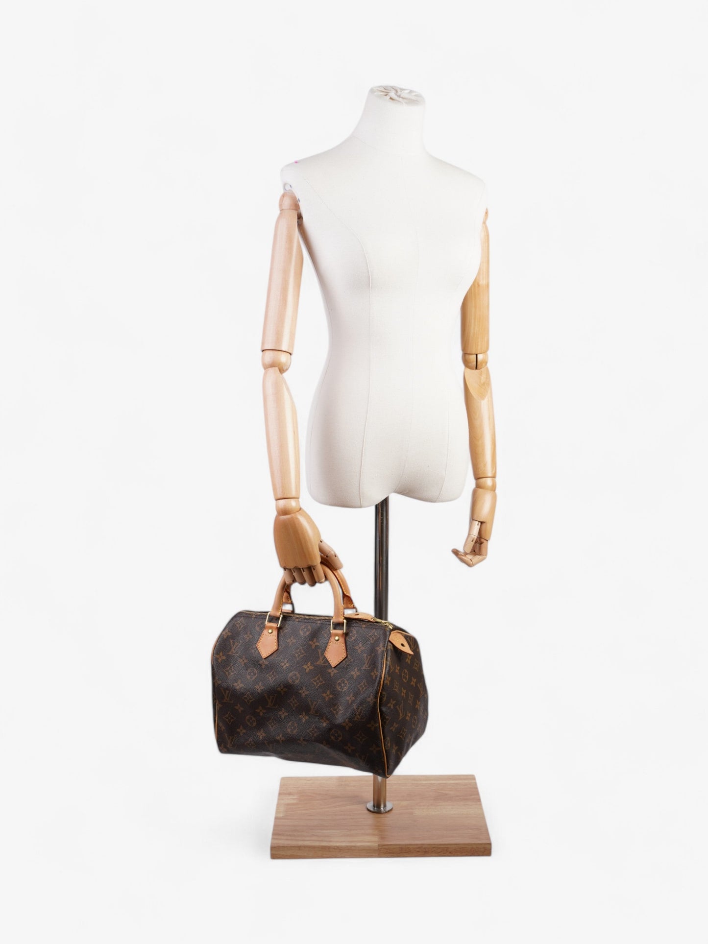 Louis Vuitton Speedy 30 Coated 30 Monogram Canvas Coated Canvas Apparel