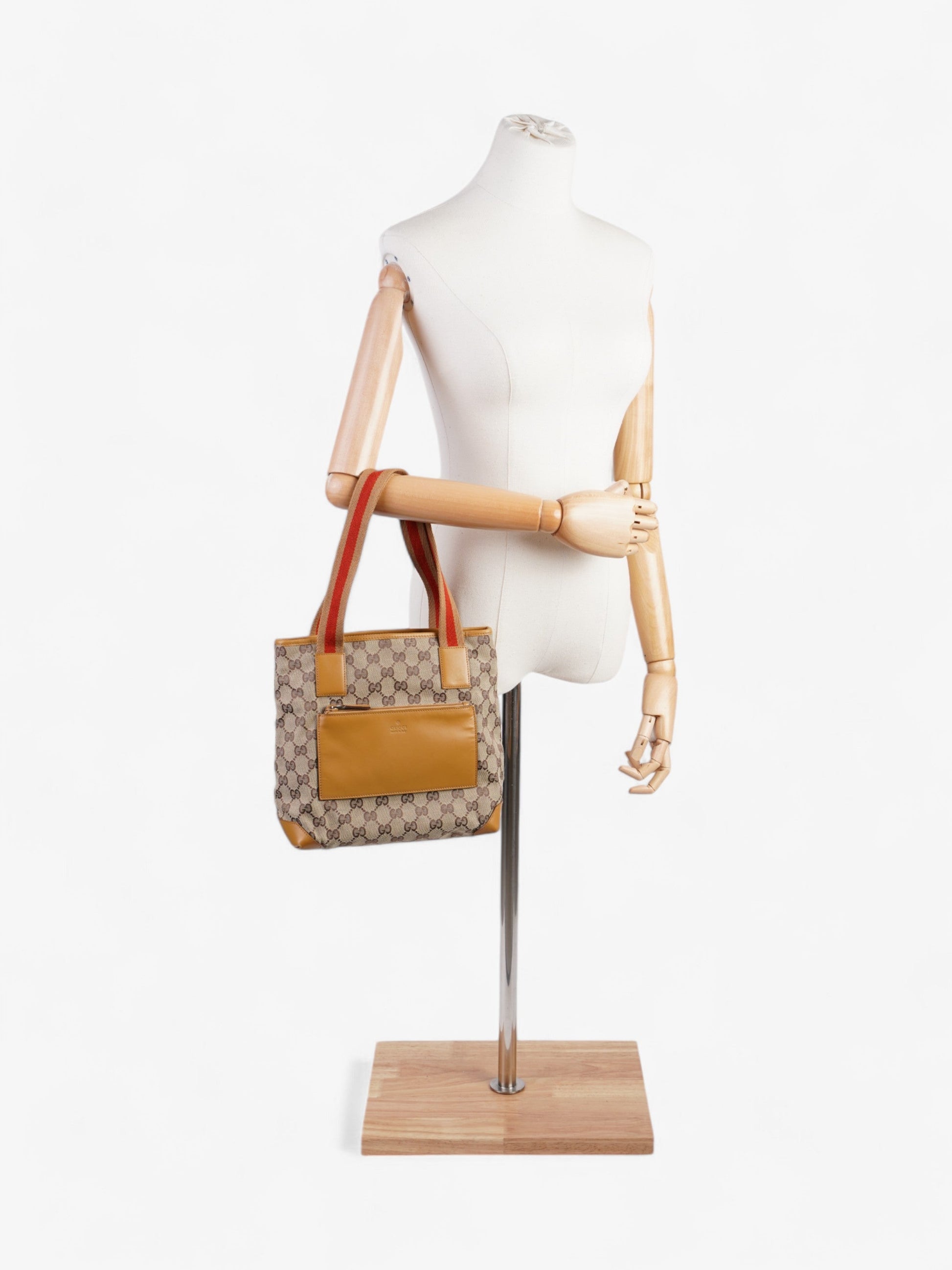 Gucci Tote Canvas Monogram Shoulder Bag