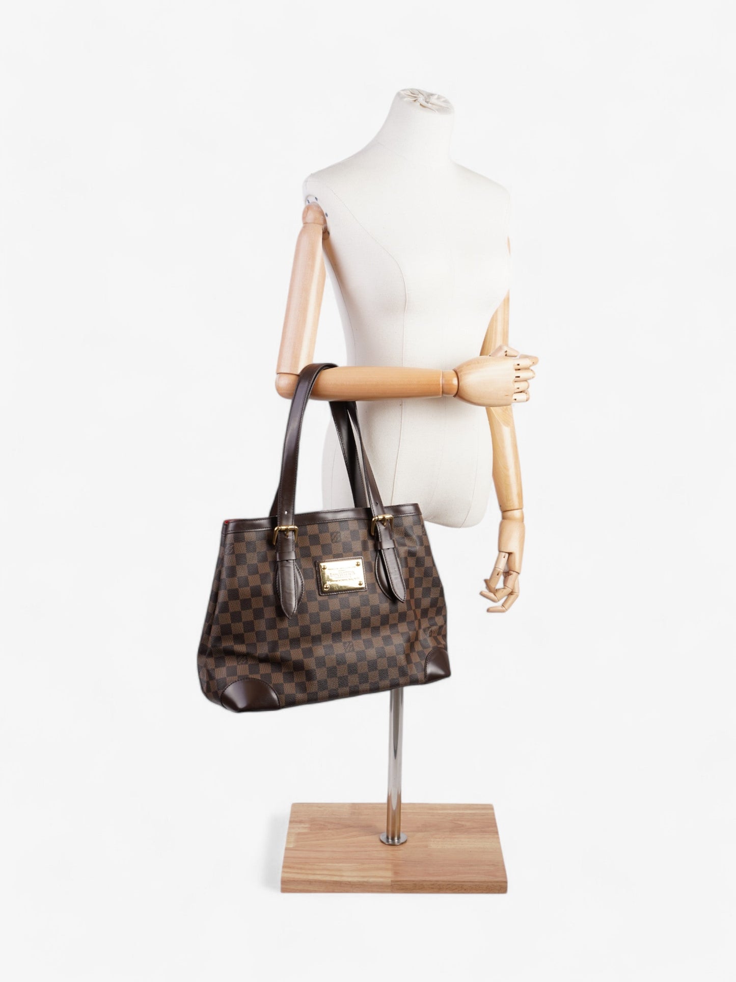Louis Vuitton Hampstead Ebene GM Damier Canvas Handbag