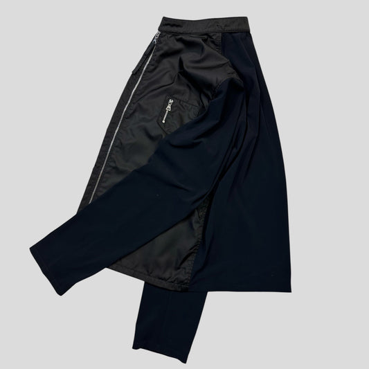 Prada Handbag Panelled Technical Jacket - L S Nylon