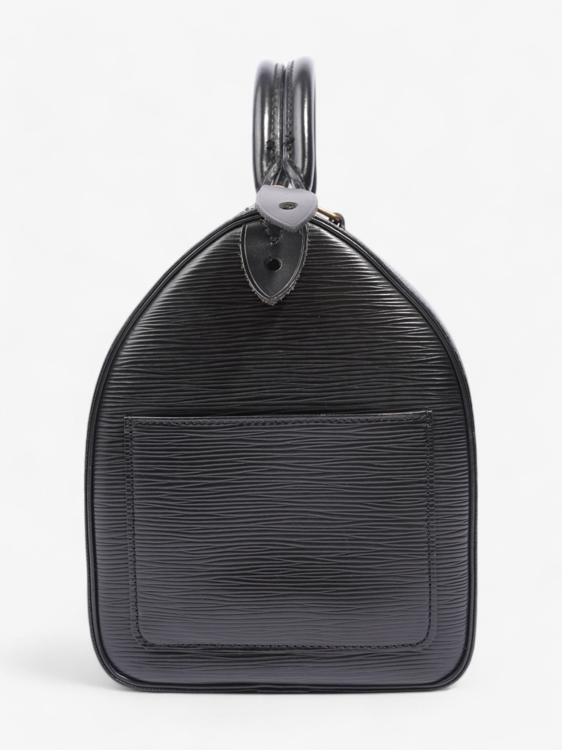 Louis Vuitton Speedy 30 Black Leather Epi Handbag