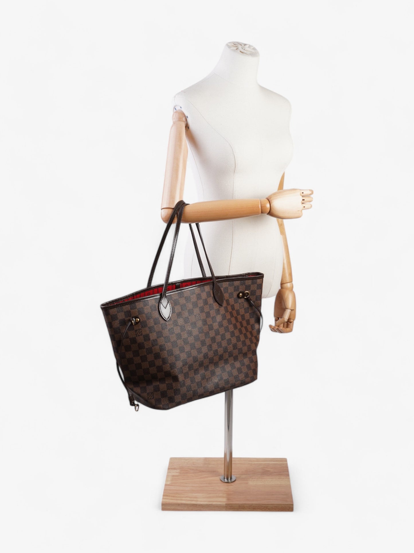 Louis Vuitton Neverfull Ebene Coated GM Damier Canvas Coated Canvas Apparel