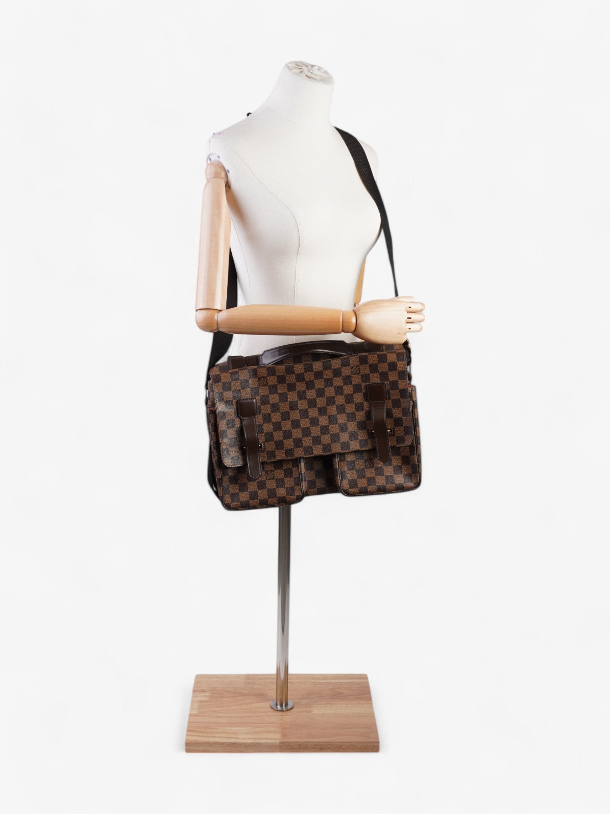 Louis Vuitton Broadway Ebene Coated Damier Canvas Coated Canvas Apparel