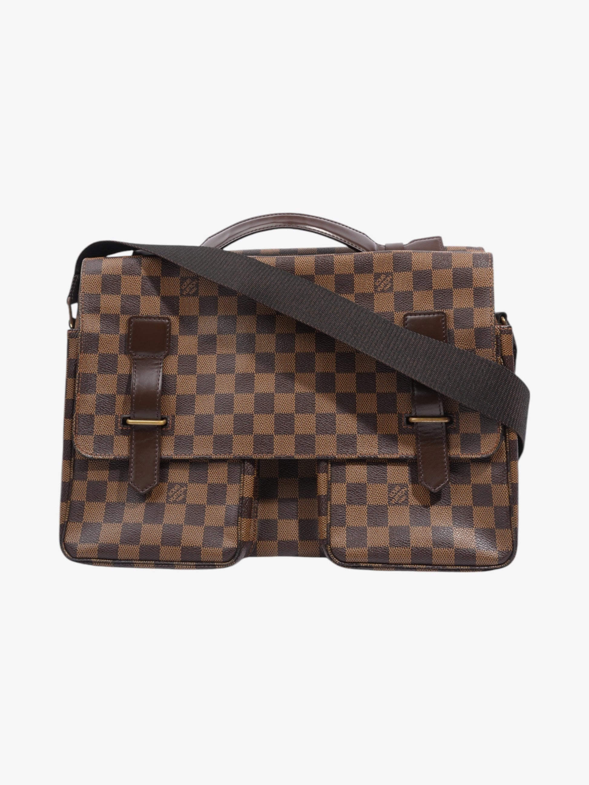Louis Vuitton Broadway Ebene Coated Damier Canvas Coated Canvas Apparel