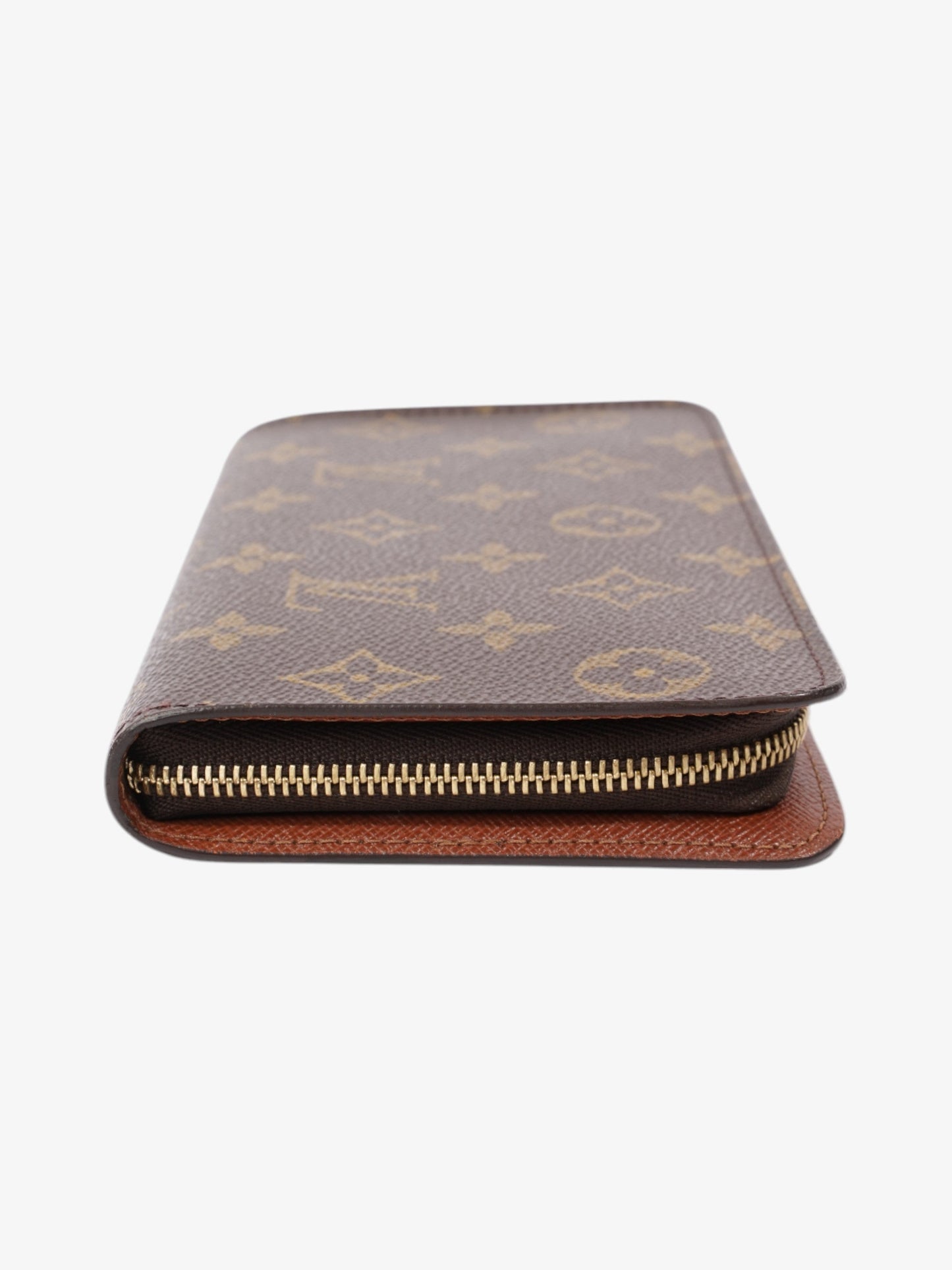 Louis Vuitton Porte Monnaie Zip Coated Monogram Canvas Coated Canvas Apparel