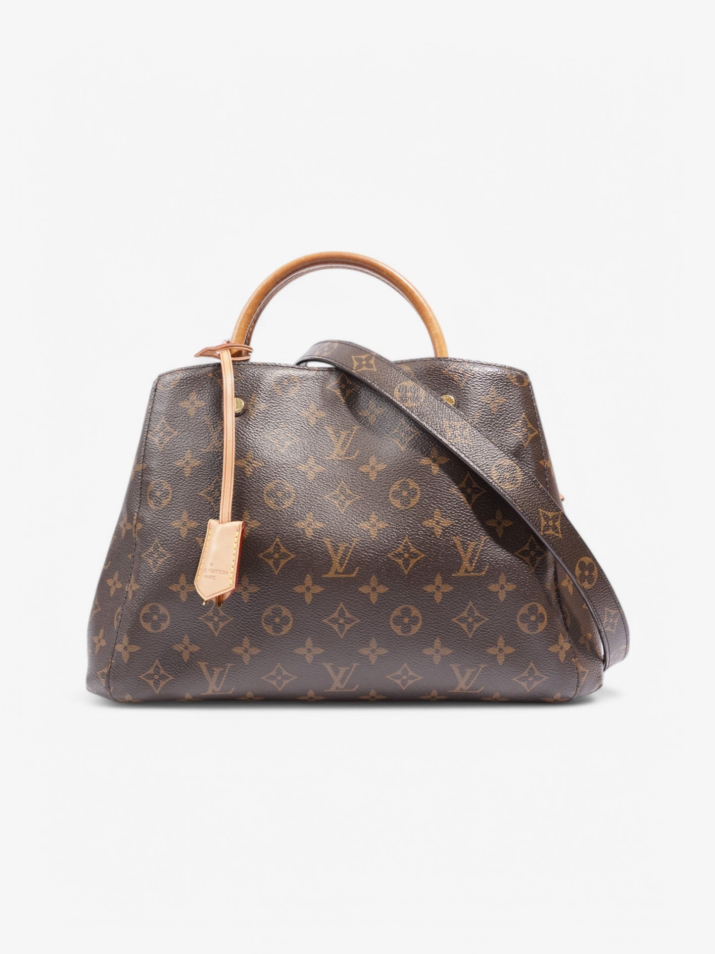 Louis Vuitton Montaigne Coated MM Monogram Canvas Coated Canvas Apparel