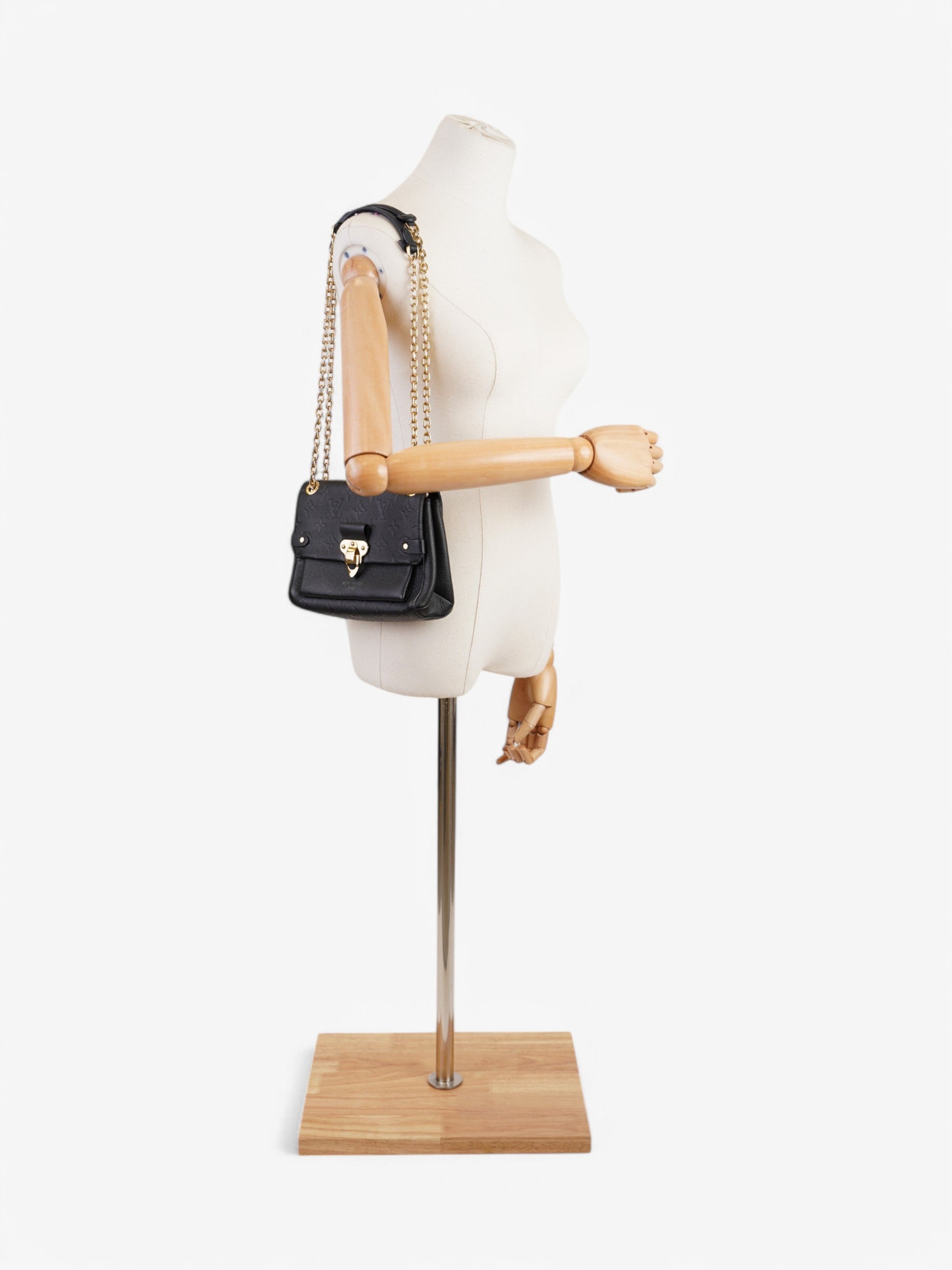 Louis Vuitton Vavin BB Black Leather Empreinte Handbag