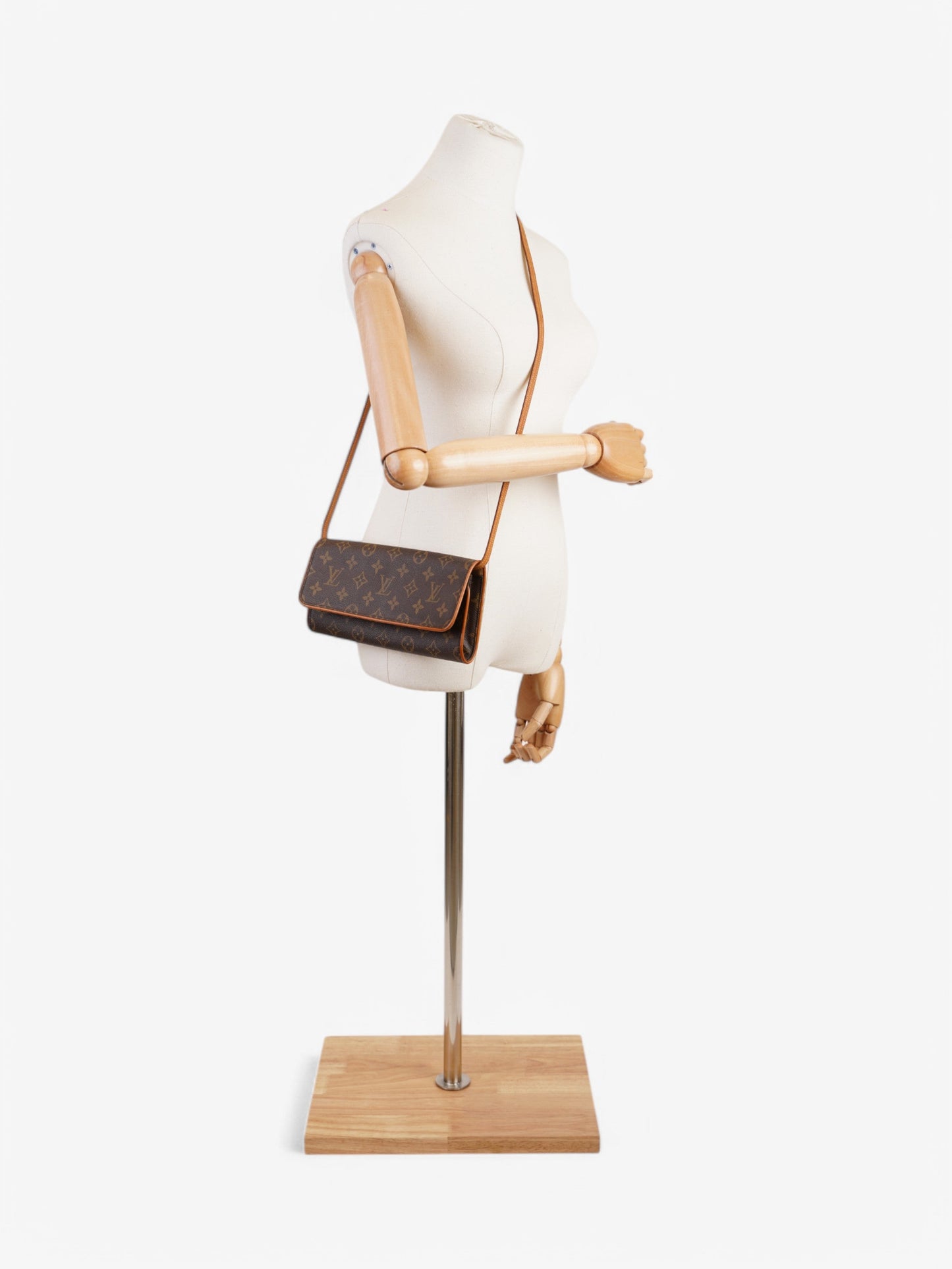 Louis Vuitton Twin Pochette Coated Monogram GM Canvas Coated Canvas Apparel Gm 18