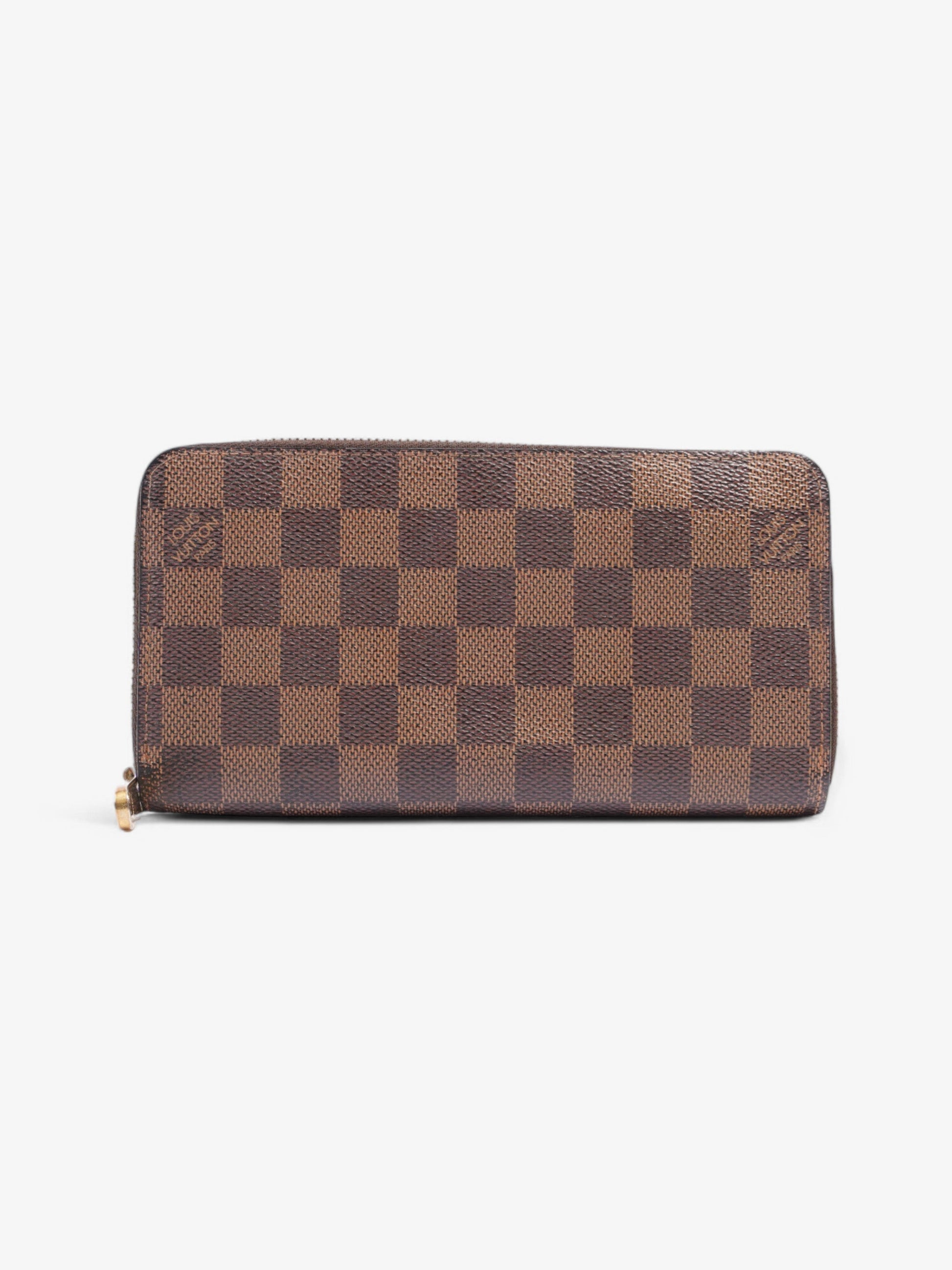 Louis Vuitton Zippy Ebene Coated Damier Canvas Coated Canvas Wallet Case Canvas 11